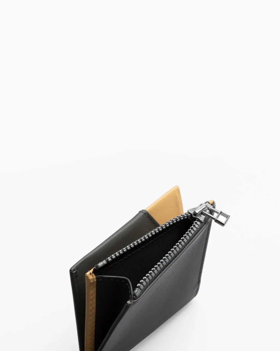 Portafoglio in Pelle Zip Coin Grey Canary