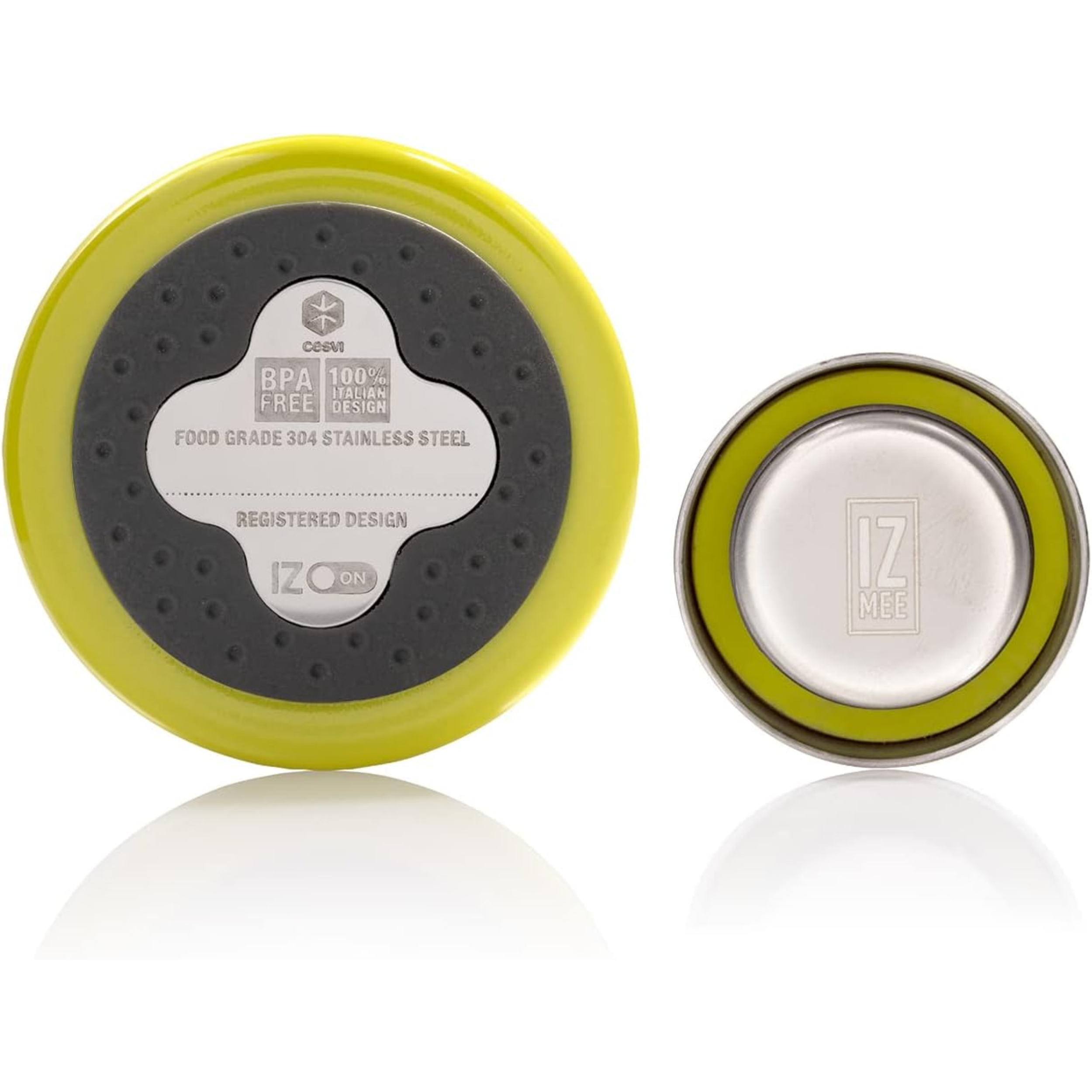 510ml Bottiglia termica Izmee in acciaio inossidabile - stile lucidissima, luminosa e liscia