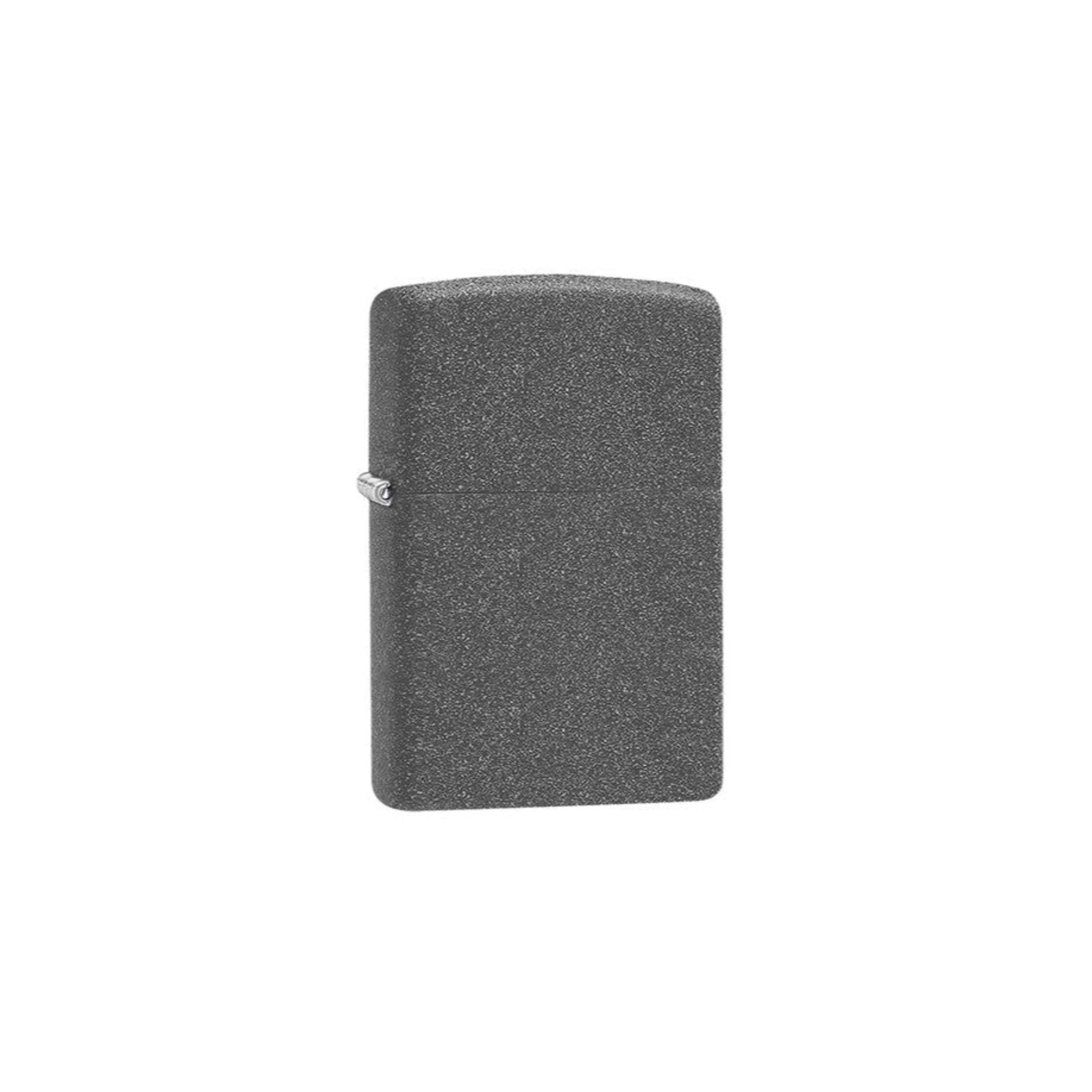 Accendino Zippo Iron Stone ™ in metallo a benzina - ricaricabile - effetto pietra