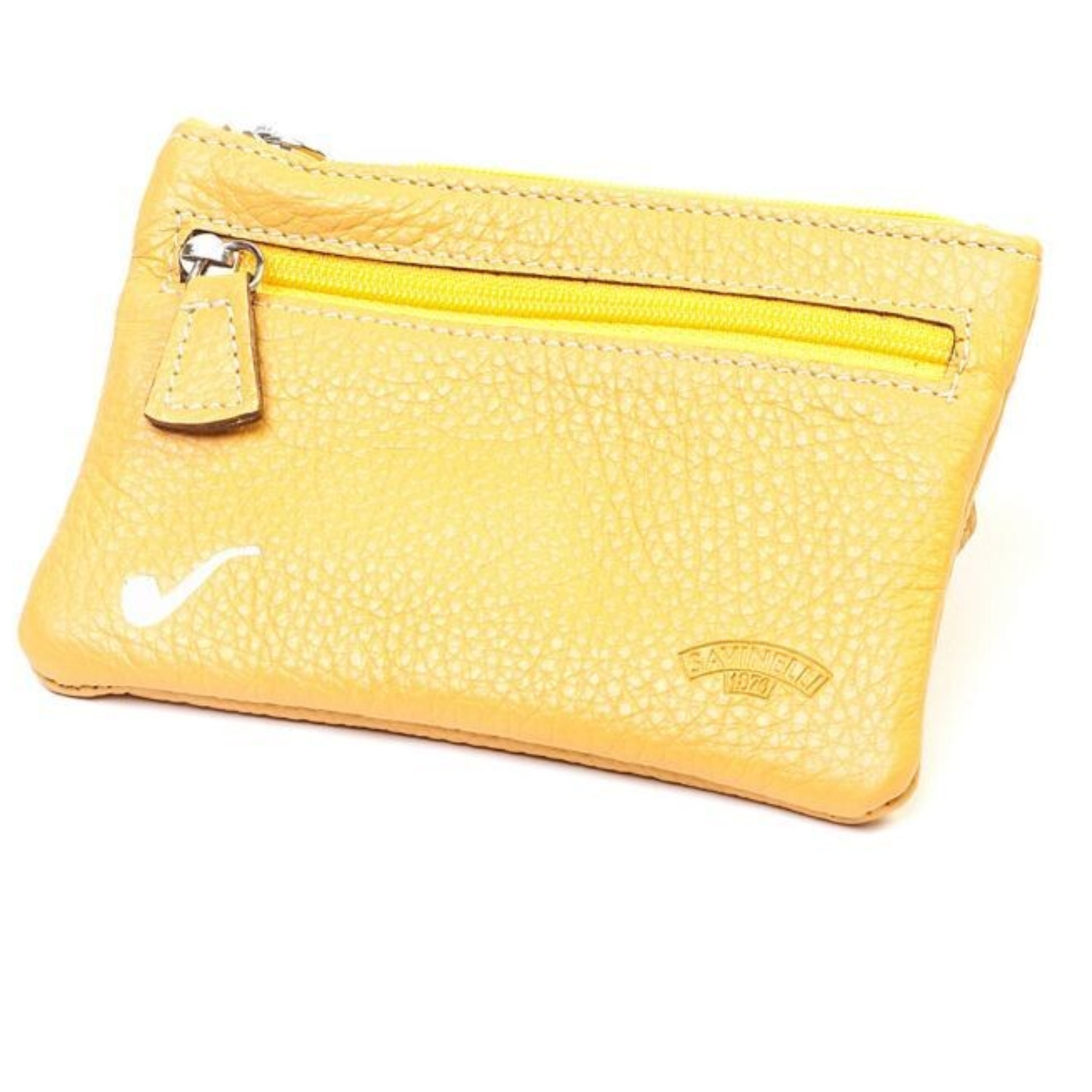 Borsa porta tabacco Savinelli 3 zip in pelle