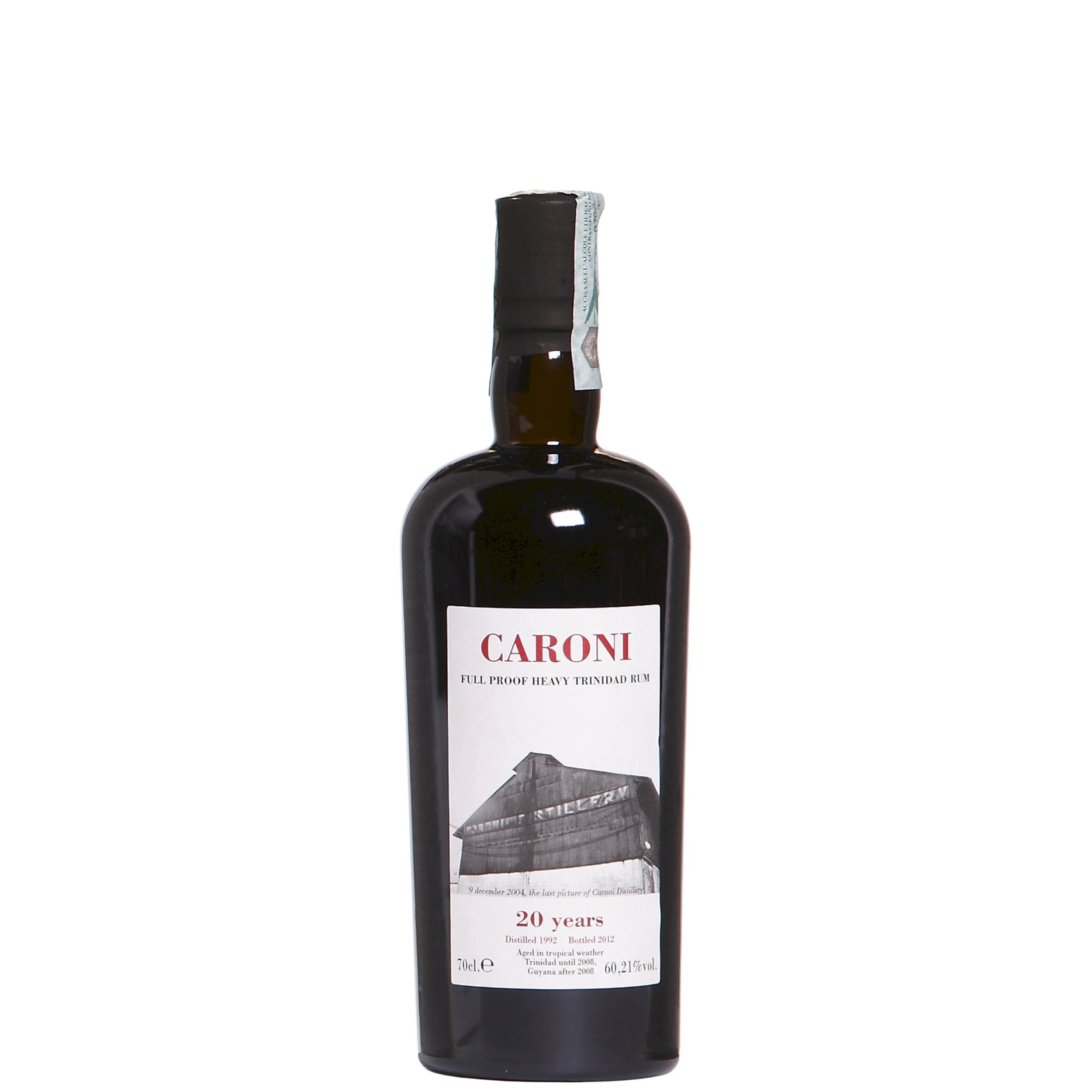 Rum Caroni 1992 - 20 years old Full Proof Heavy - 70 cl  60,21 % vol
