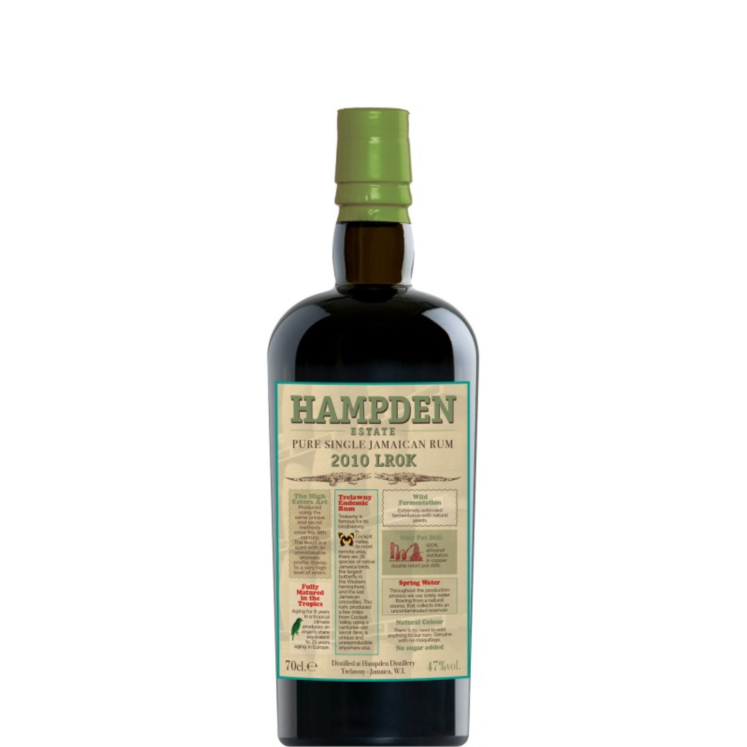 Rum Hampden Estate LROK 2010  - 70 cl 47% vol