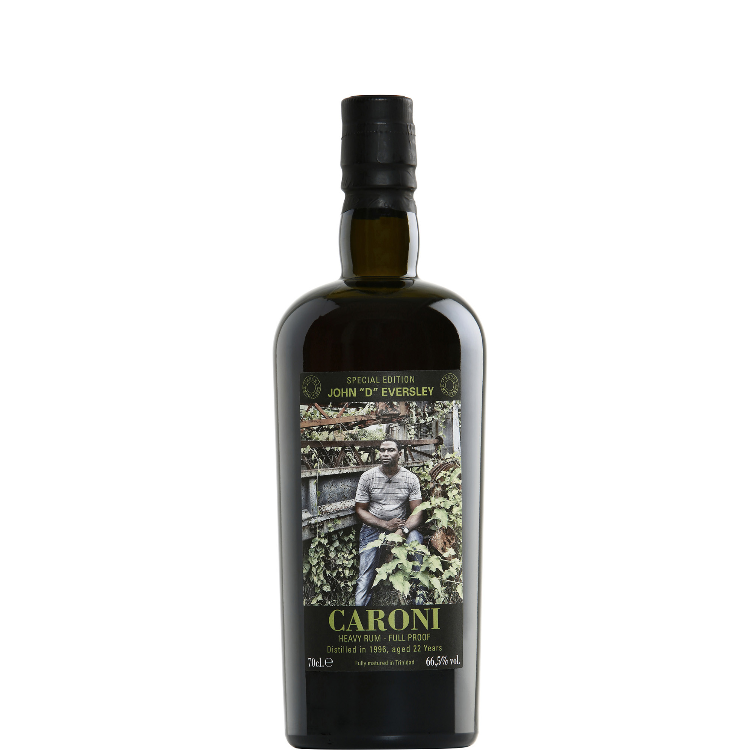 Rum Caroni Employees 1st Release 22 Y.O. 1996 Full Proof - John "D" Eversley - 70 cl 66,5% vol