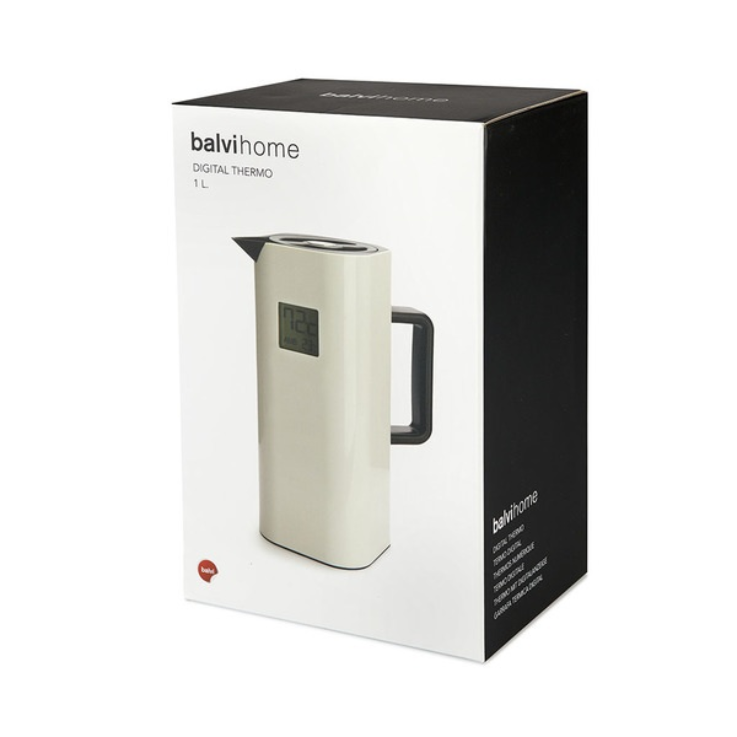 Balvi Termo digitale Home 1 L schermo LCD - Inox/plastica