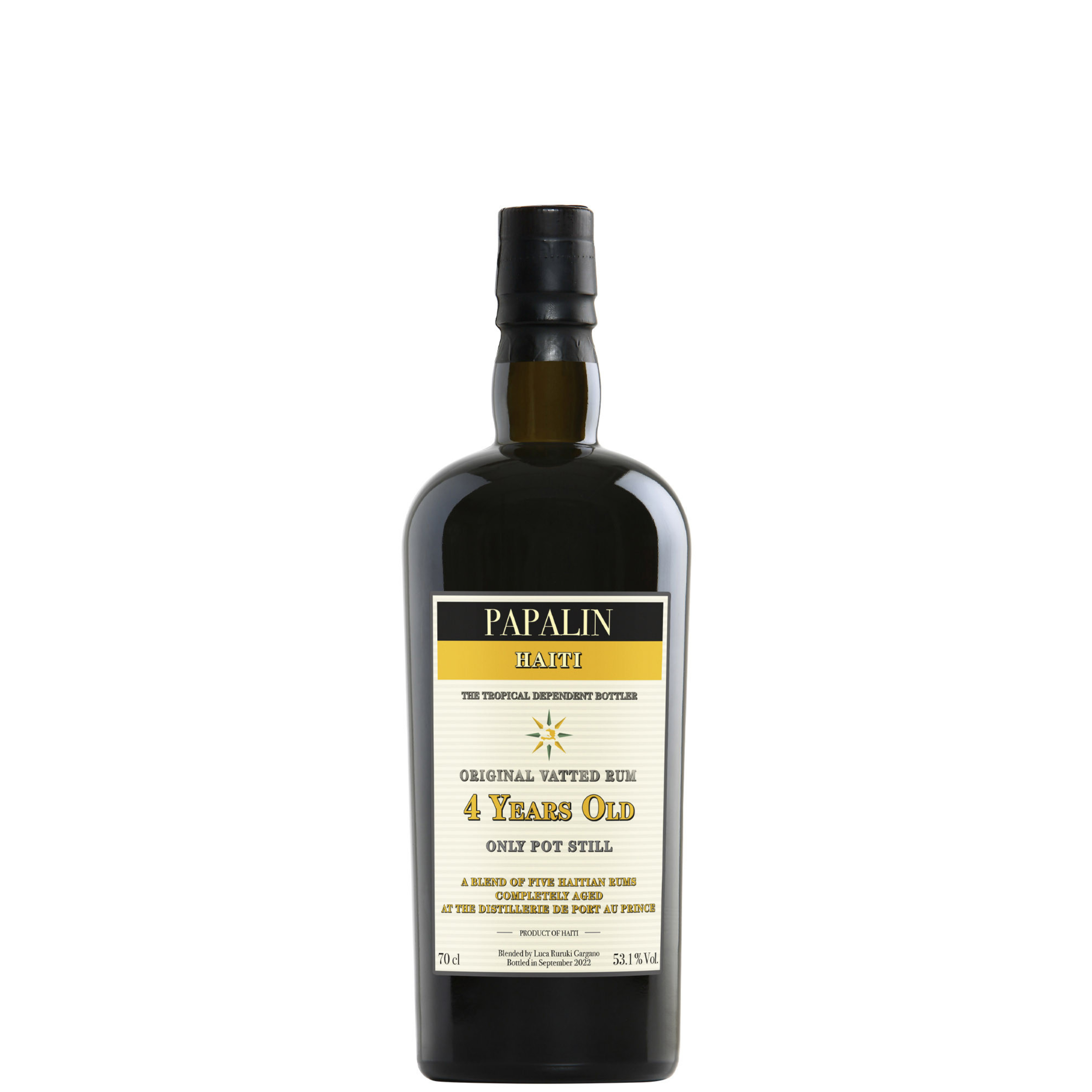 Rum Papalin Haiti 2022 4 Y.O. - 70 cl 53.1 vol