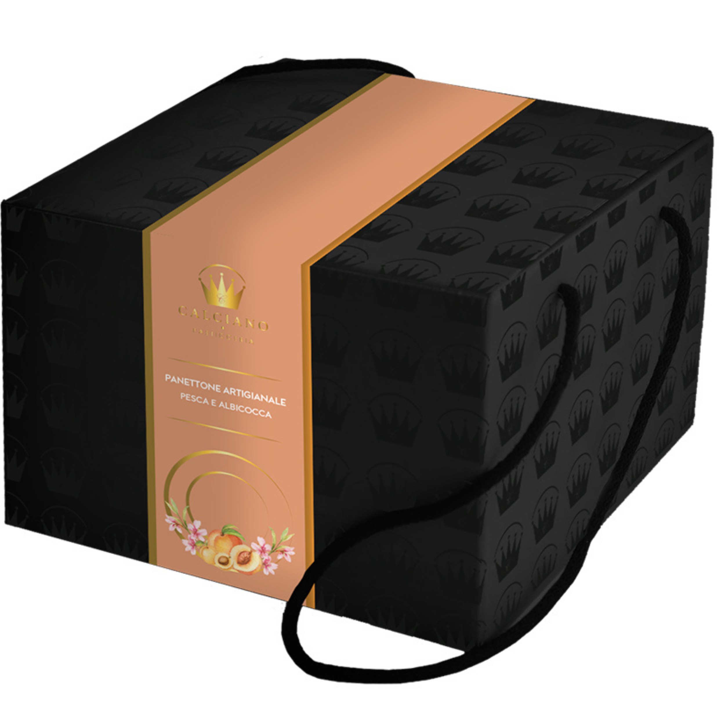 Panettone Artigianale Calciano Pesca e Albicocca - 1 kg