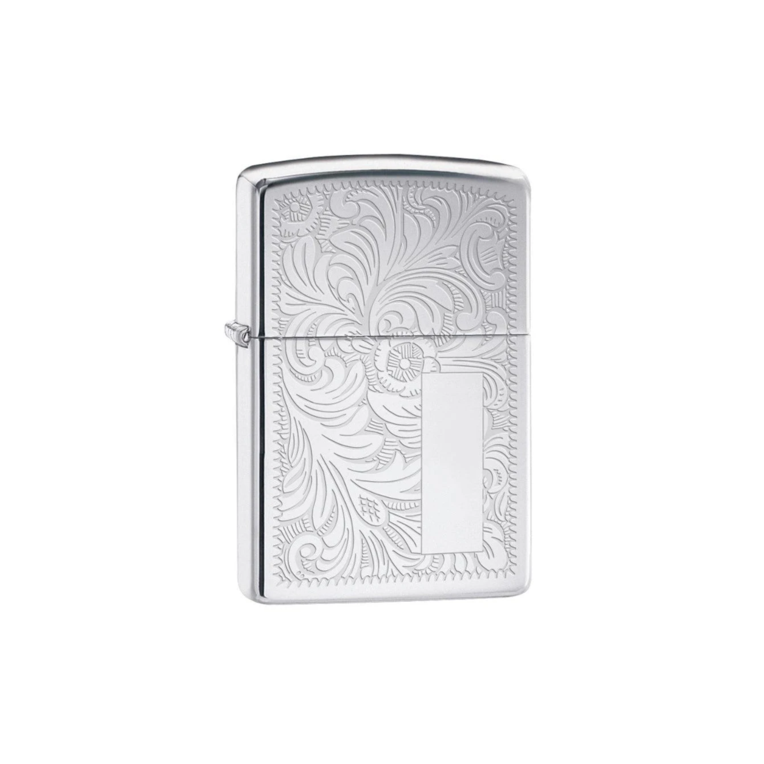 Accendino Zippo High Polish Chrome Venetian 352 in metallo a benzina  - ricaricabile - antivento - decorato