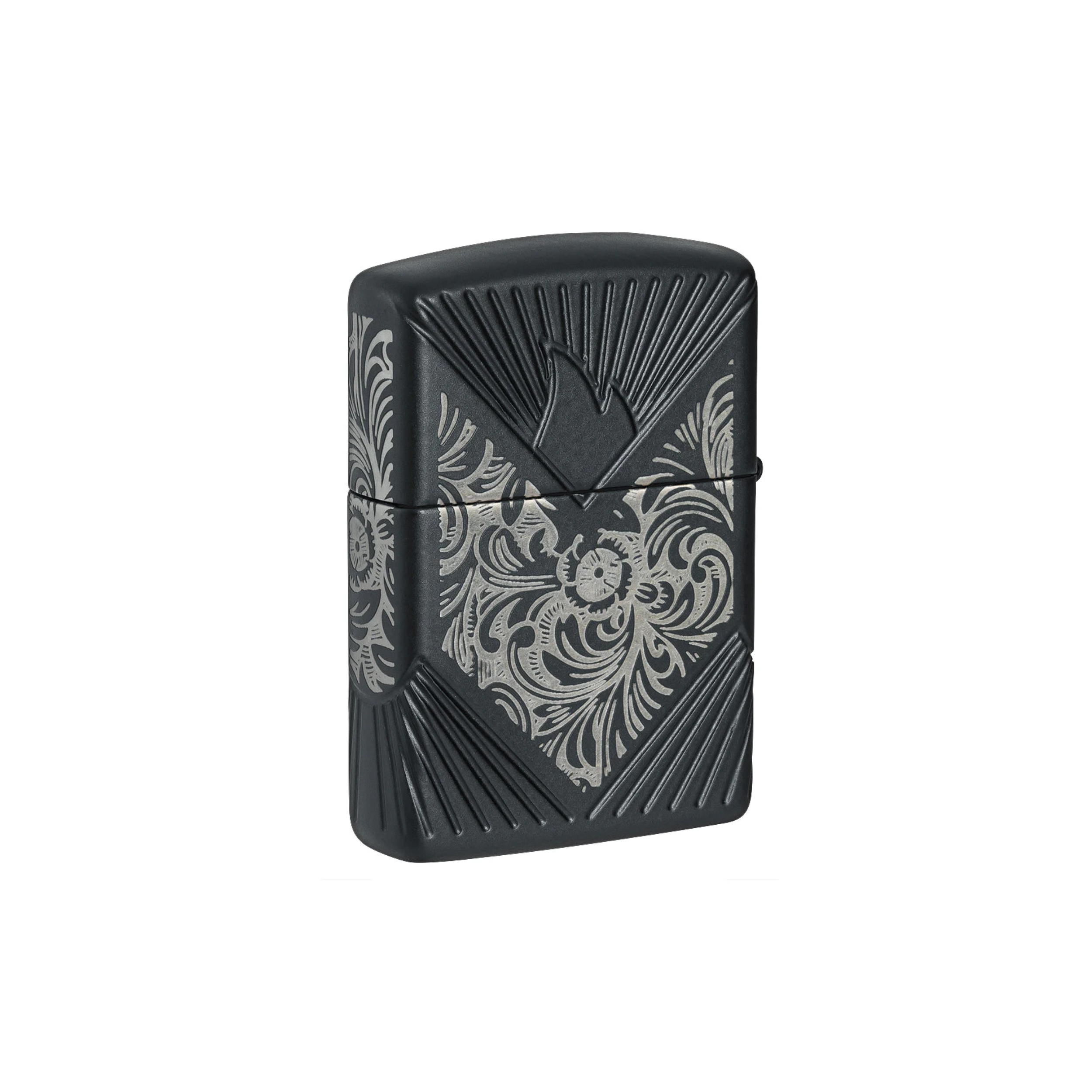 Accendino Zippo Collectible Of The Year 2024 Limited Edition a benzina - Black Matte - ricaricabile - antivento - decor