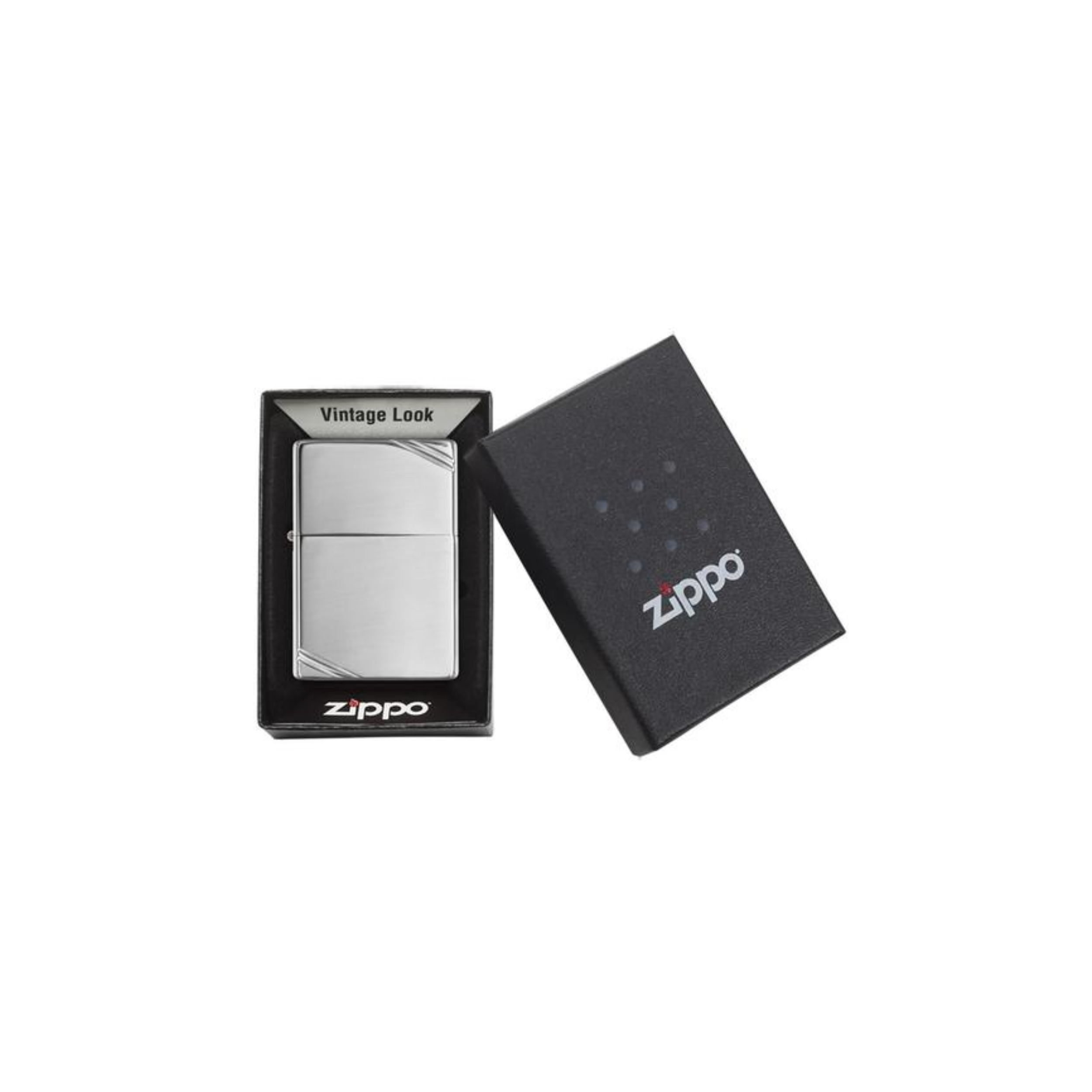 Accendino Zippo High Polish in metallo a benzina - ricaricabile - antivento - vintage
