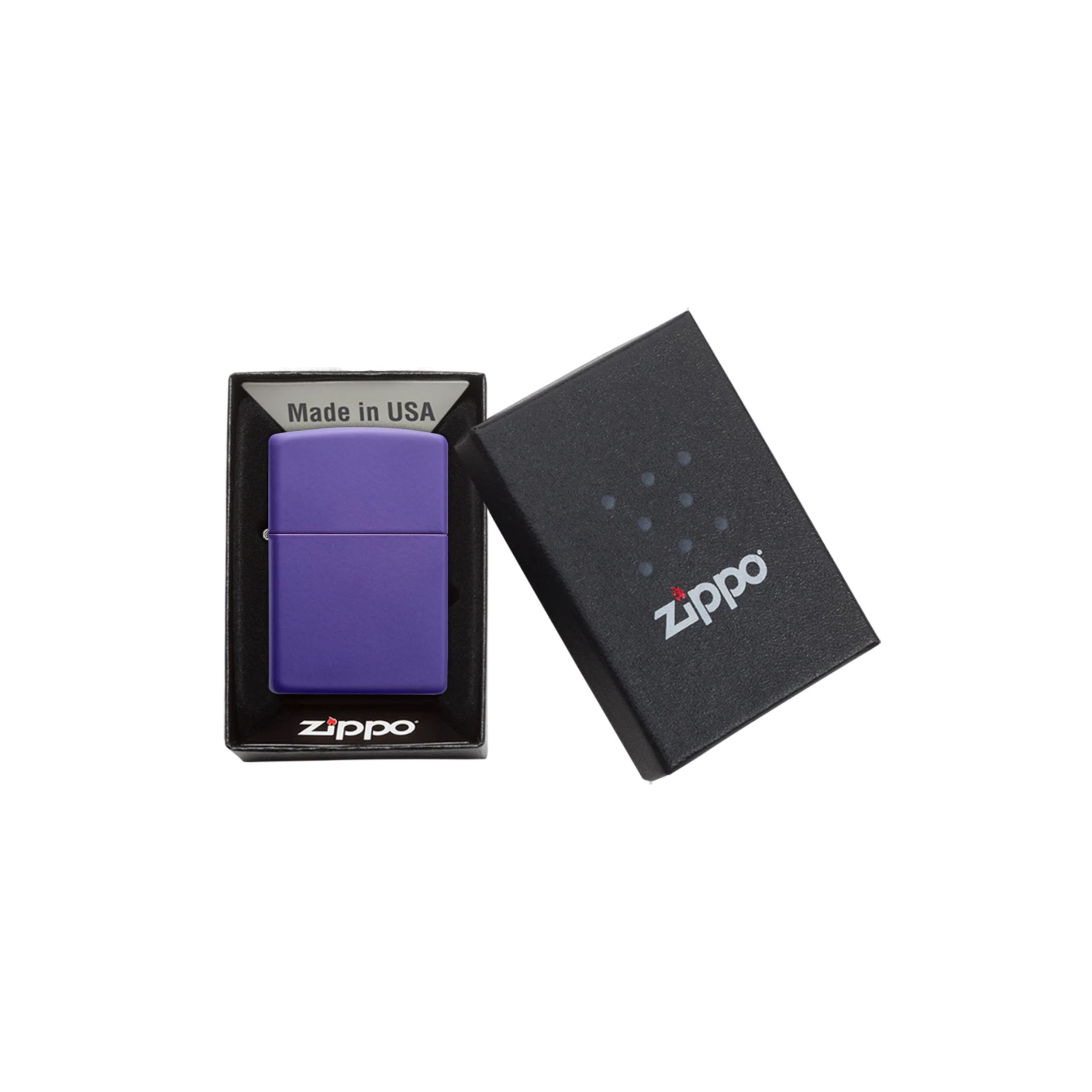 Accendino Zippo Classic finitura Matte in metallo - ricaricabile - antivento