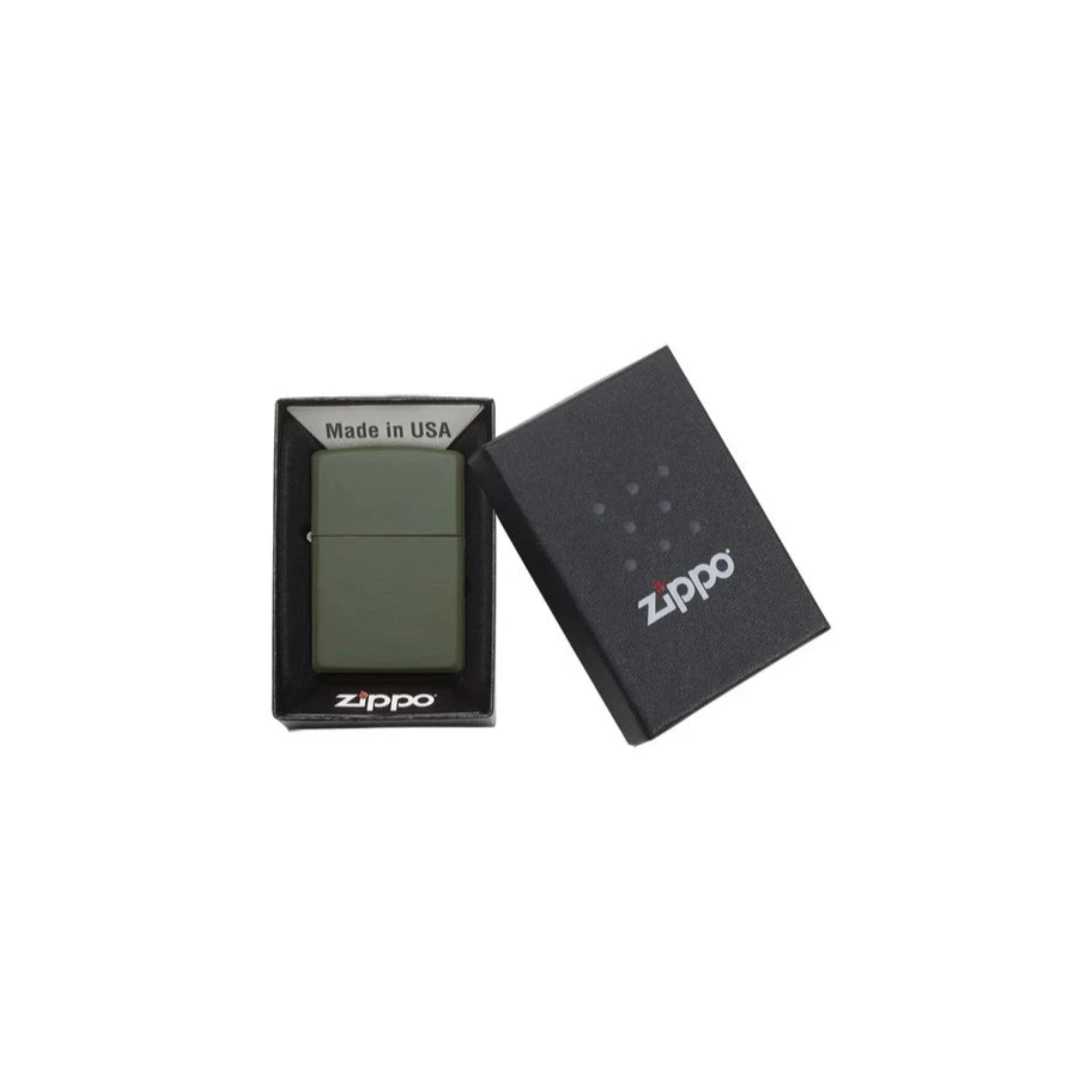 Accendino Zippo Classic finitura Matte in metallo - ricaricabile - antivento