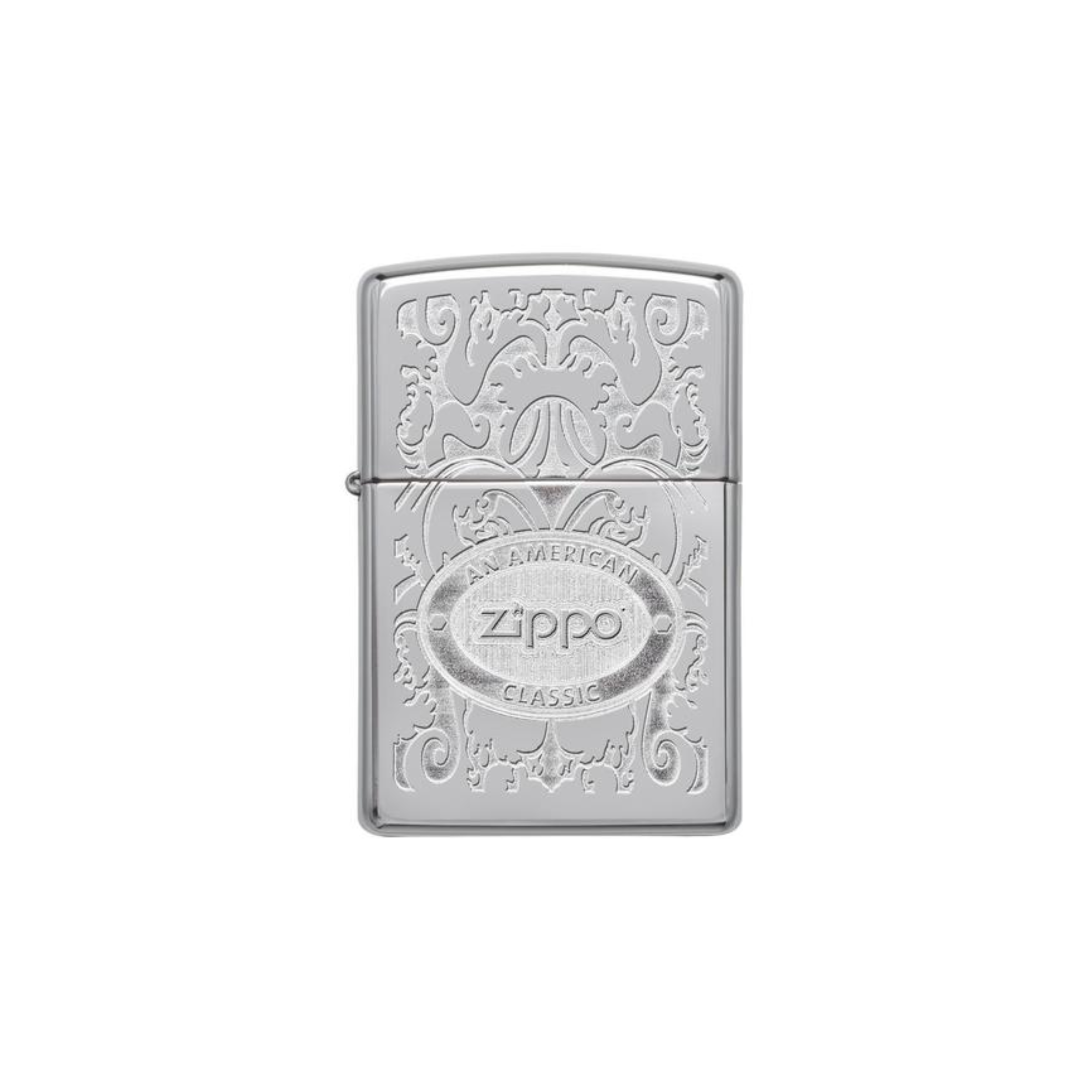 Accendino Zippo Crown Stamp™ in metallo a benzina - ricaricabile - antivento