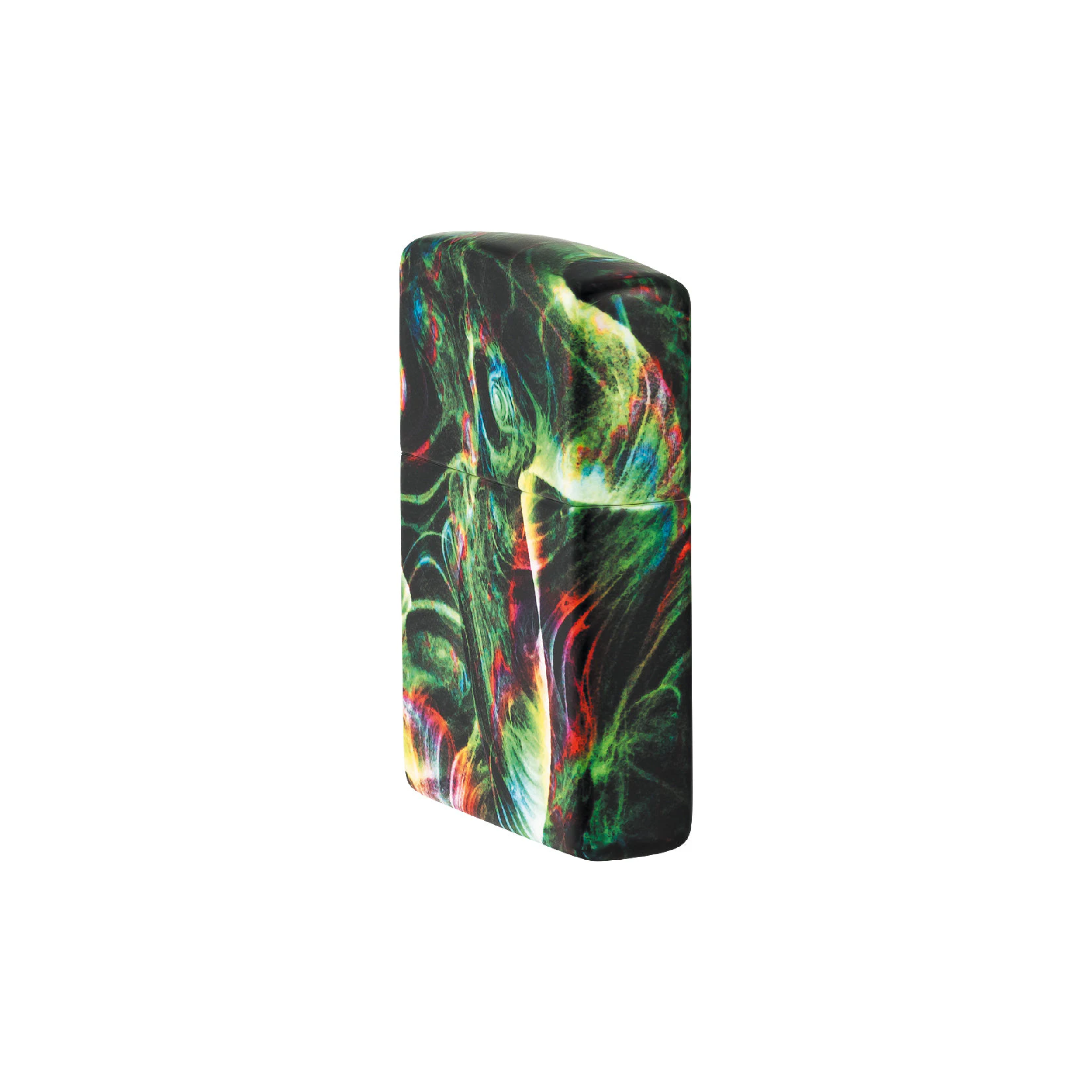 Accendino ZIppo Psychedelic Swirl Design - Novità 2024 in metallo a benzina - ricaricabile - antivento
