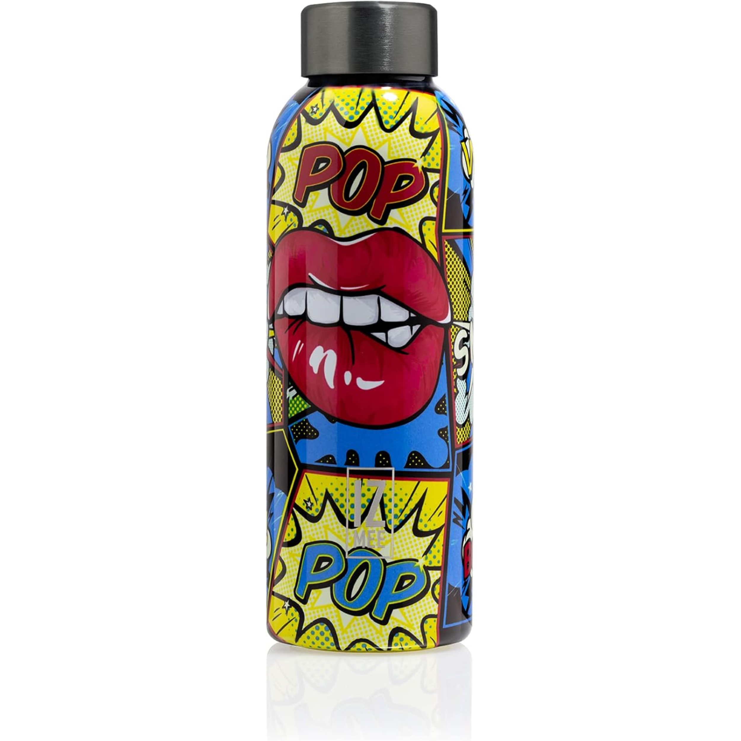510ml  Bottiglia termica Izmee in acciaio inossidabile - Pop lips - grafica