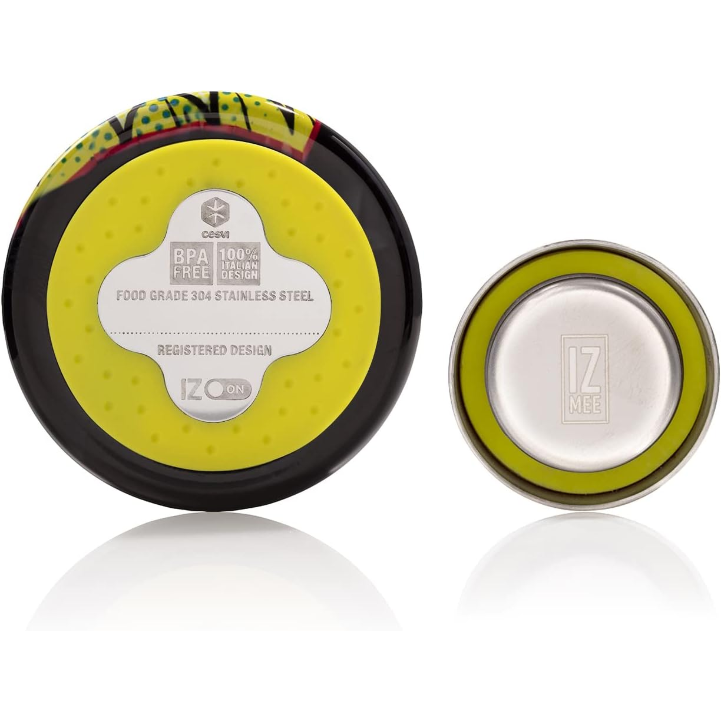 510ml  Bottiglia termica Izmee in acciaio inossidabile - Pop lips - grafica
