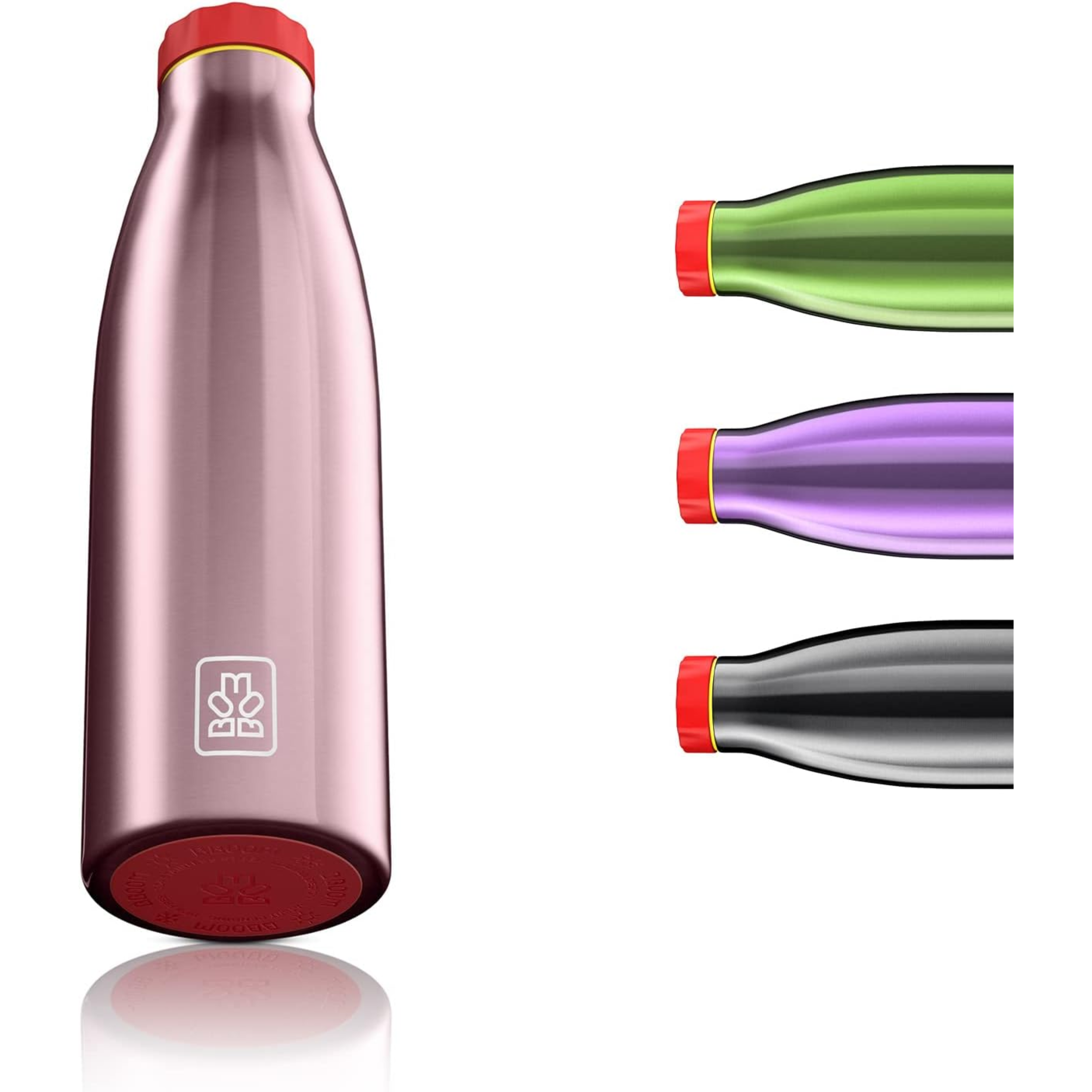 520ml Borraccia Termica BBoom in Acciaio - finitura metalizzata