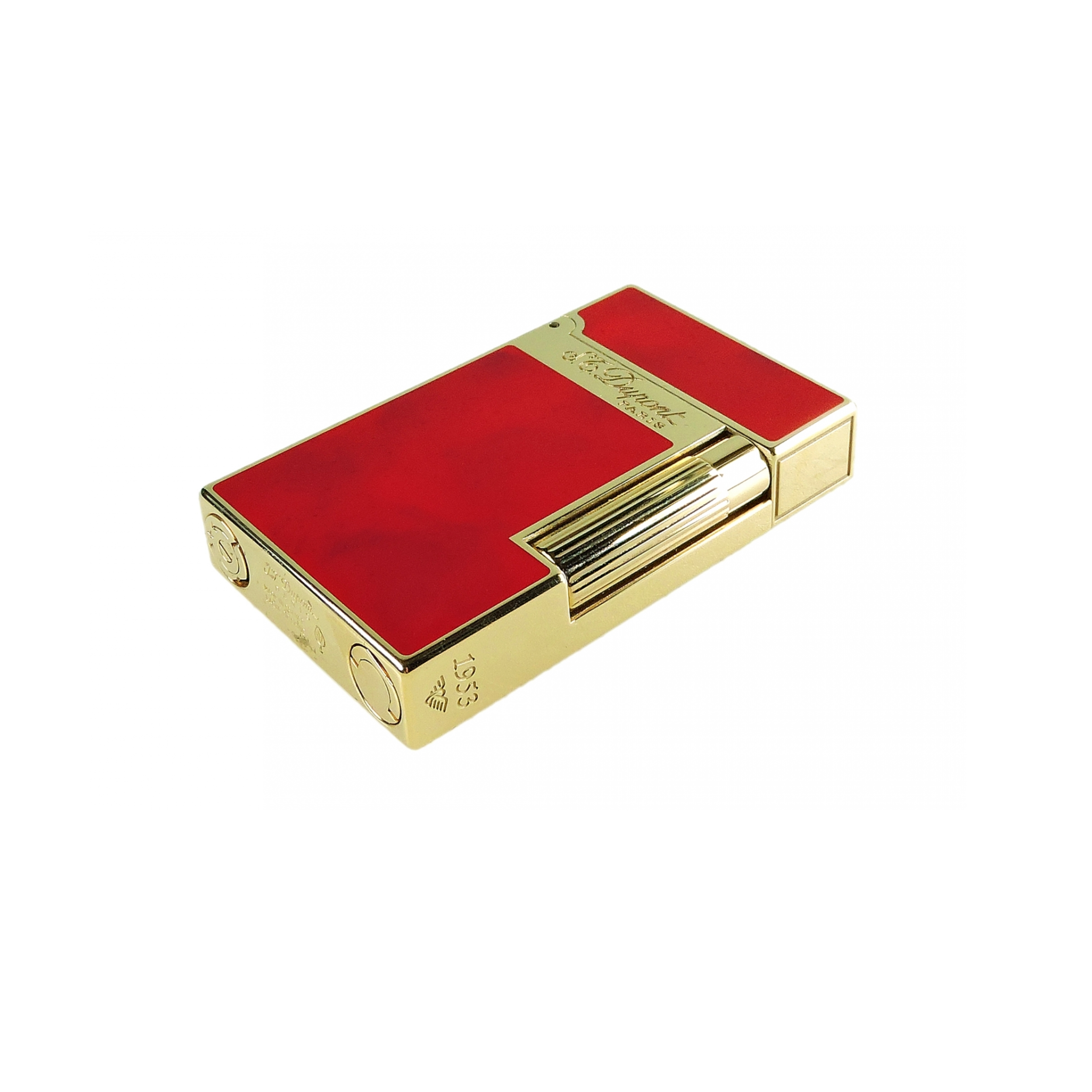 Accendino St Dupont Ligne 2 laccato con finitura oro