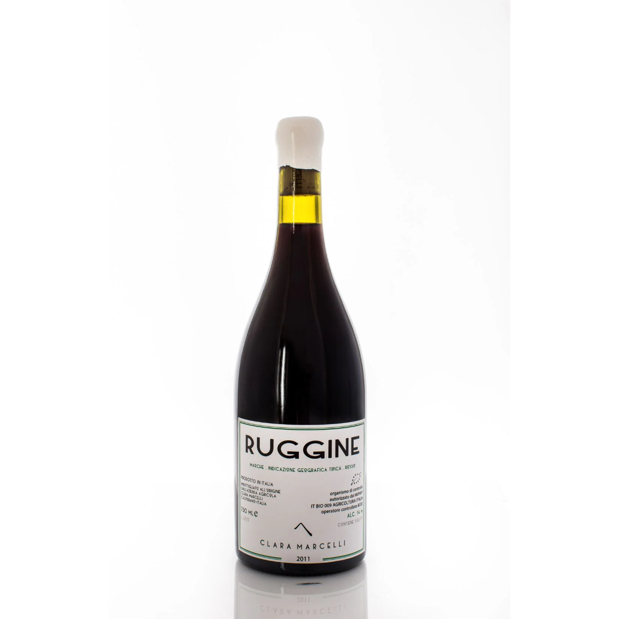 Vino rosso Ruggine 2011 Clara Marcelli 750 ml 14% vol - Blend uve rosse