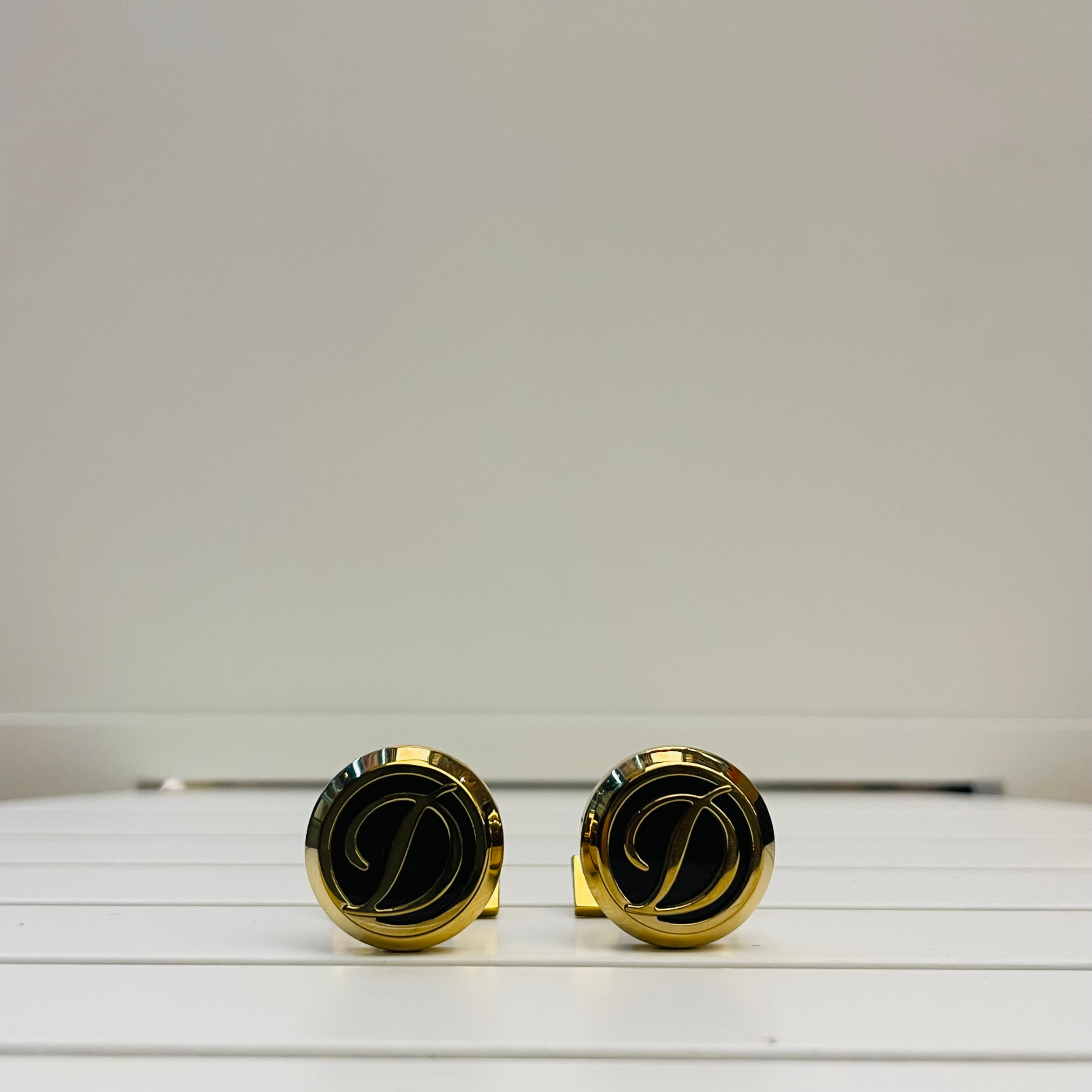 Gemelli Boutons de Manchette St. Dupont in oro giallo