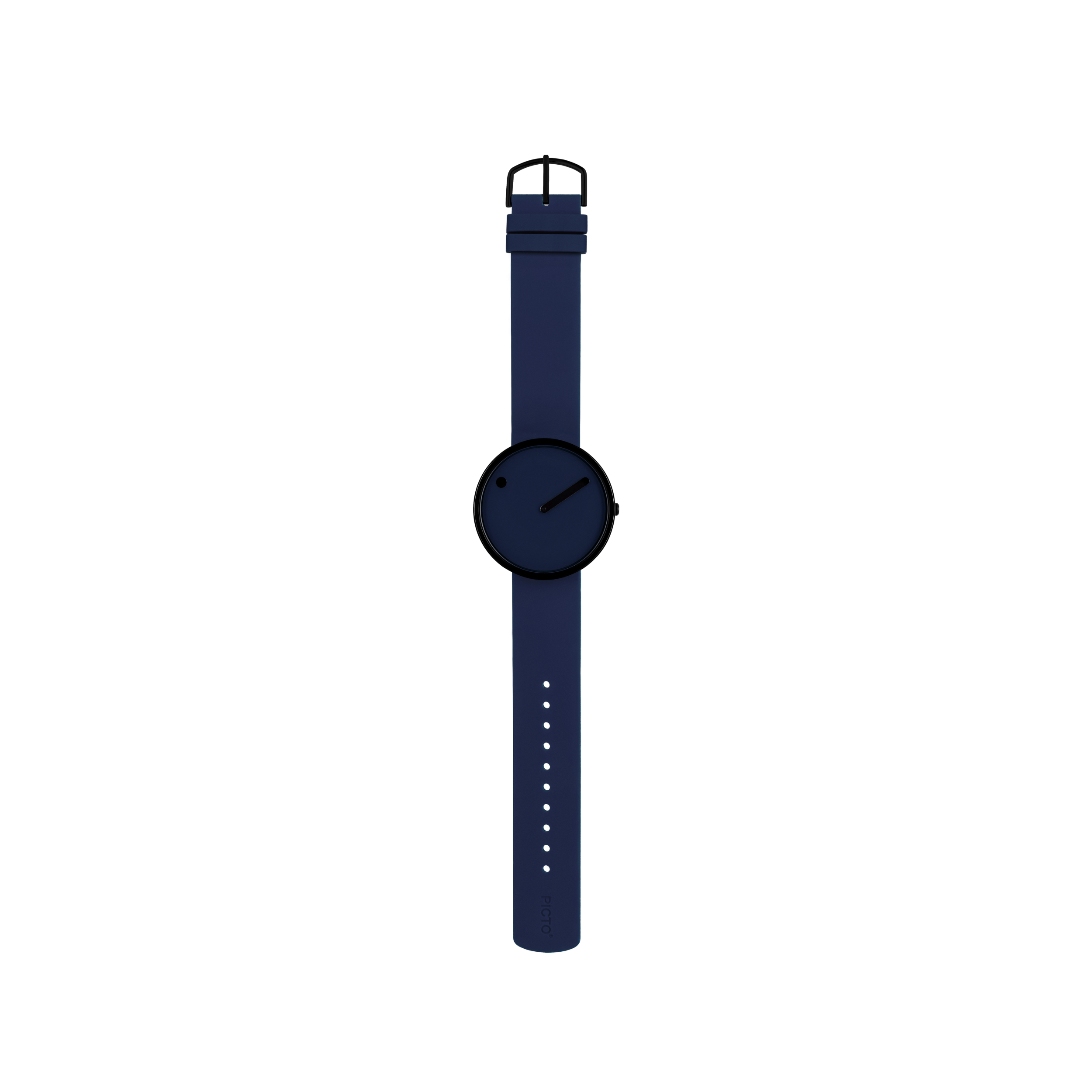 Orologio Picto navy blue - quadrante navy blue - cinturino in silicone