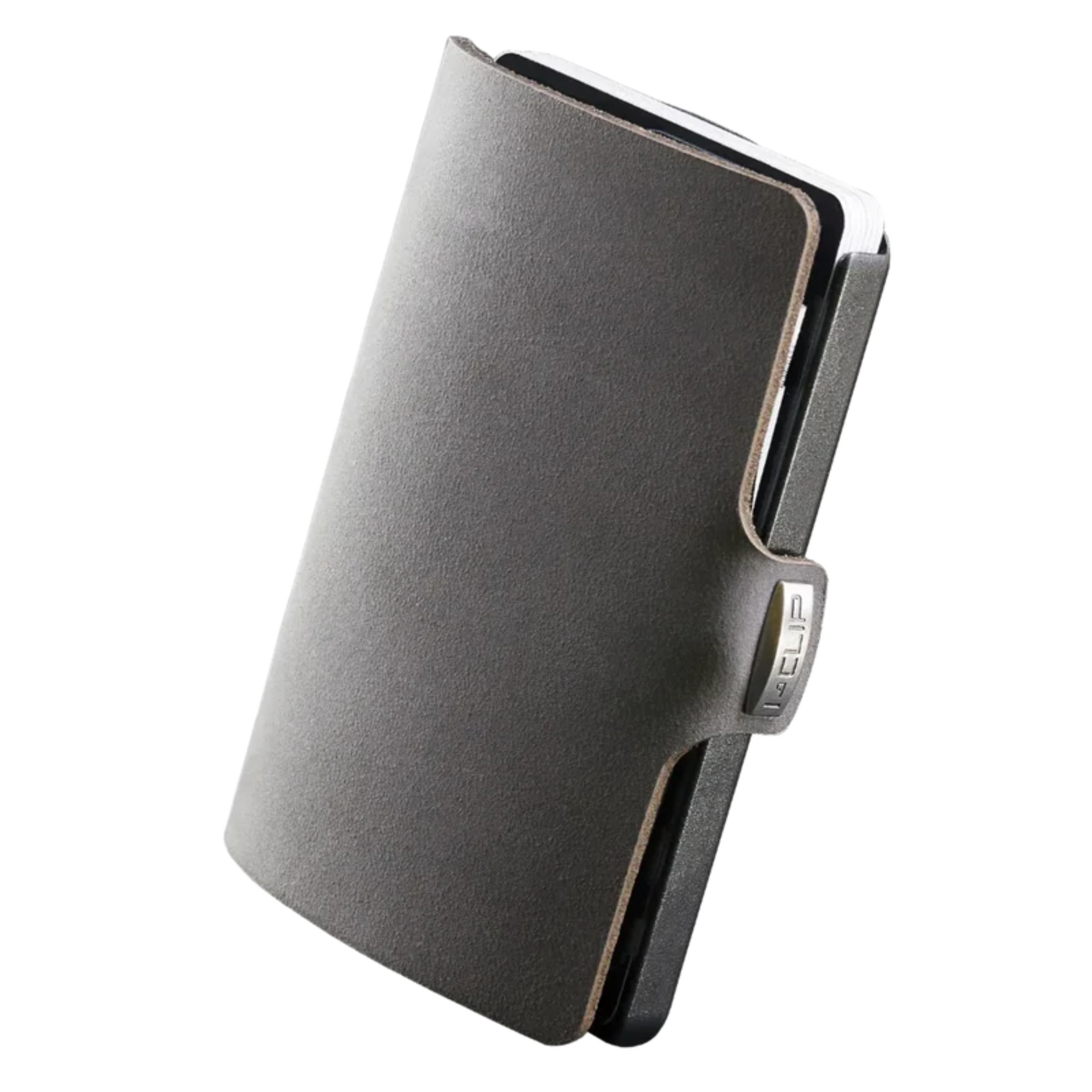Portafoglio/Portacarte I-CLIP Original Silver Pelle Liscia Desert