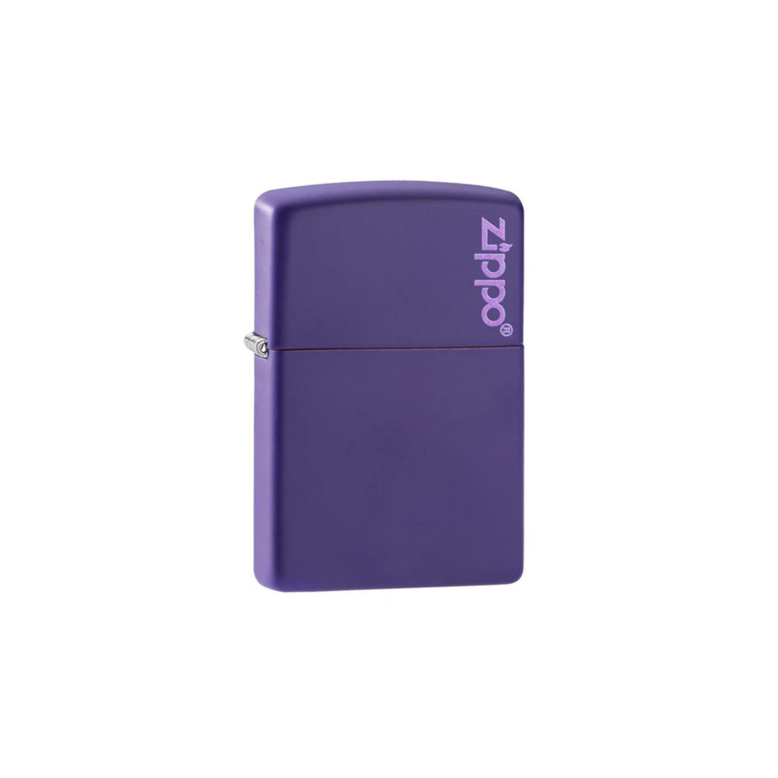 Accendino Zippo Classic  Matte adornato con Logo Zippo in metallo  a benzina - ricaricabile - antivento