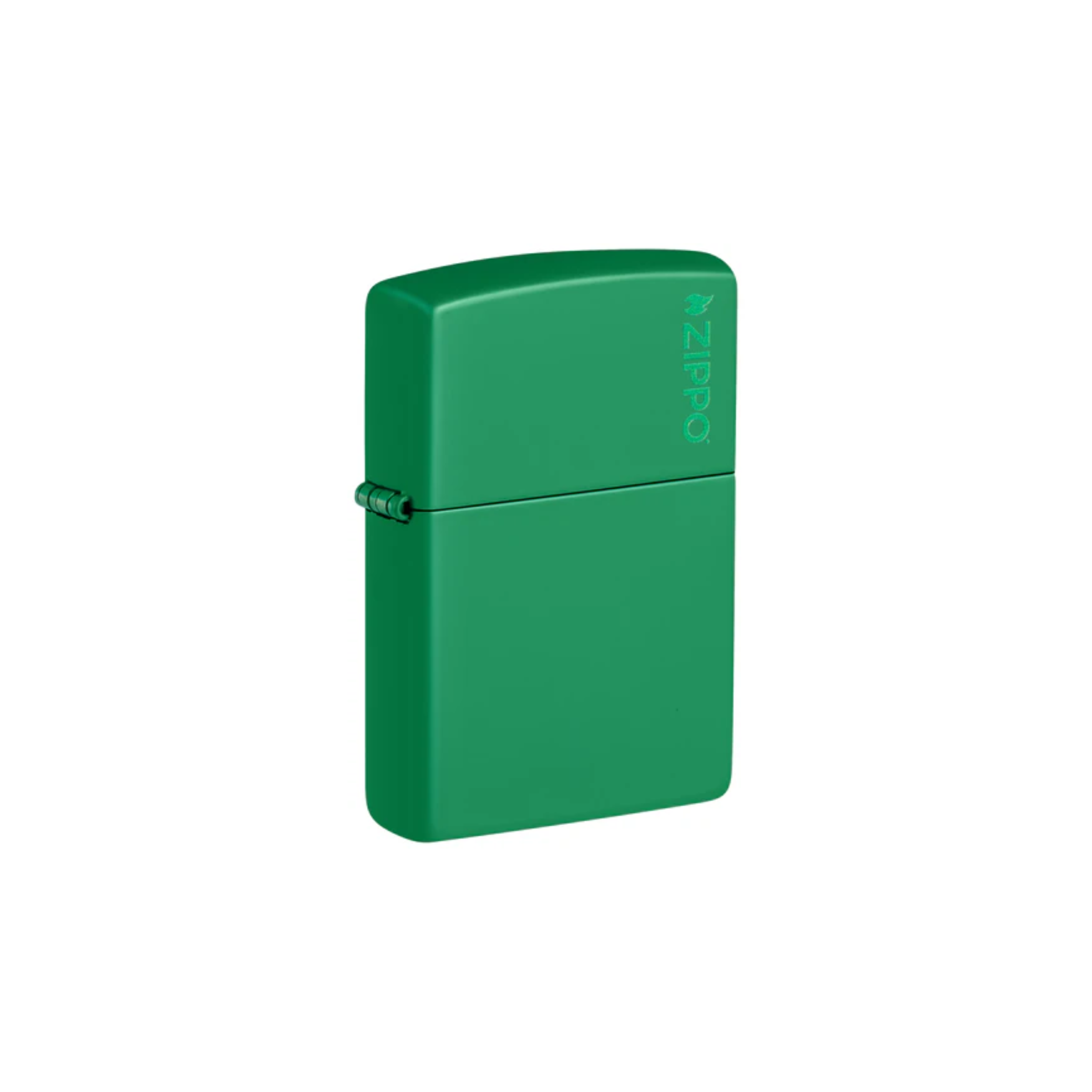 Accendino Zippo Classic  Matte adornato con Logo Zippo in metallo  a benzina - ricaricabile - antivento
