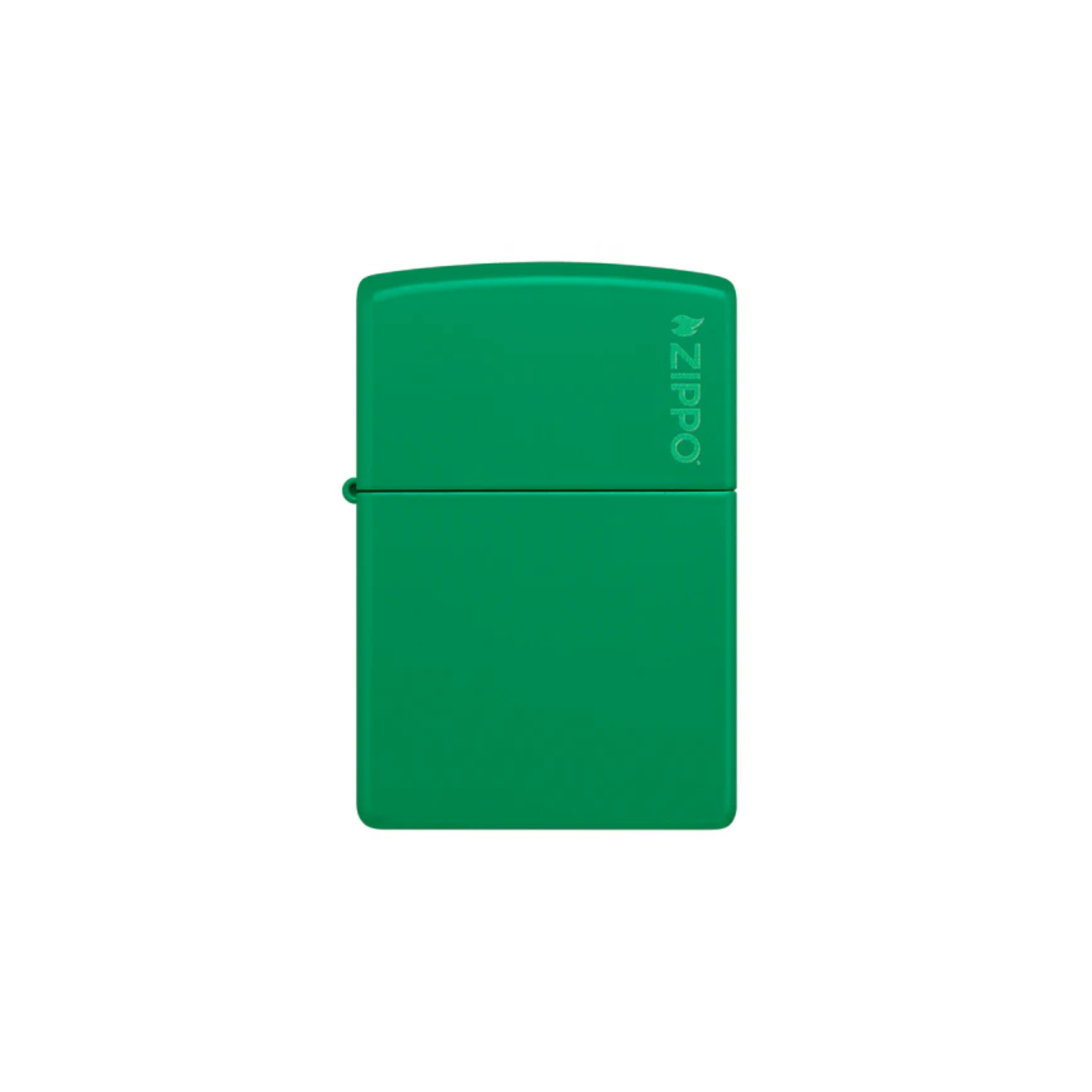 Accendino Zippo Classic  Matte adornato con Logo Zippo in metallo  a benzina - ricaricabile - antivento