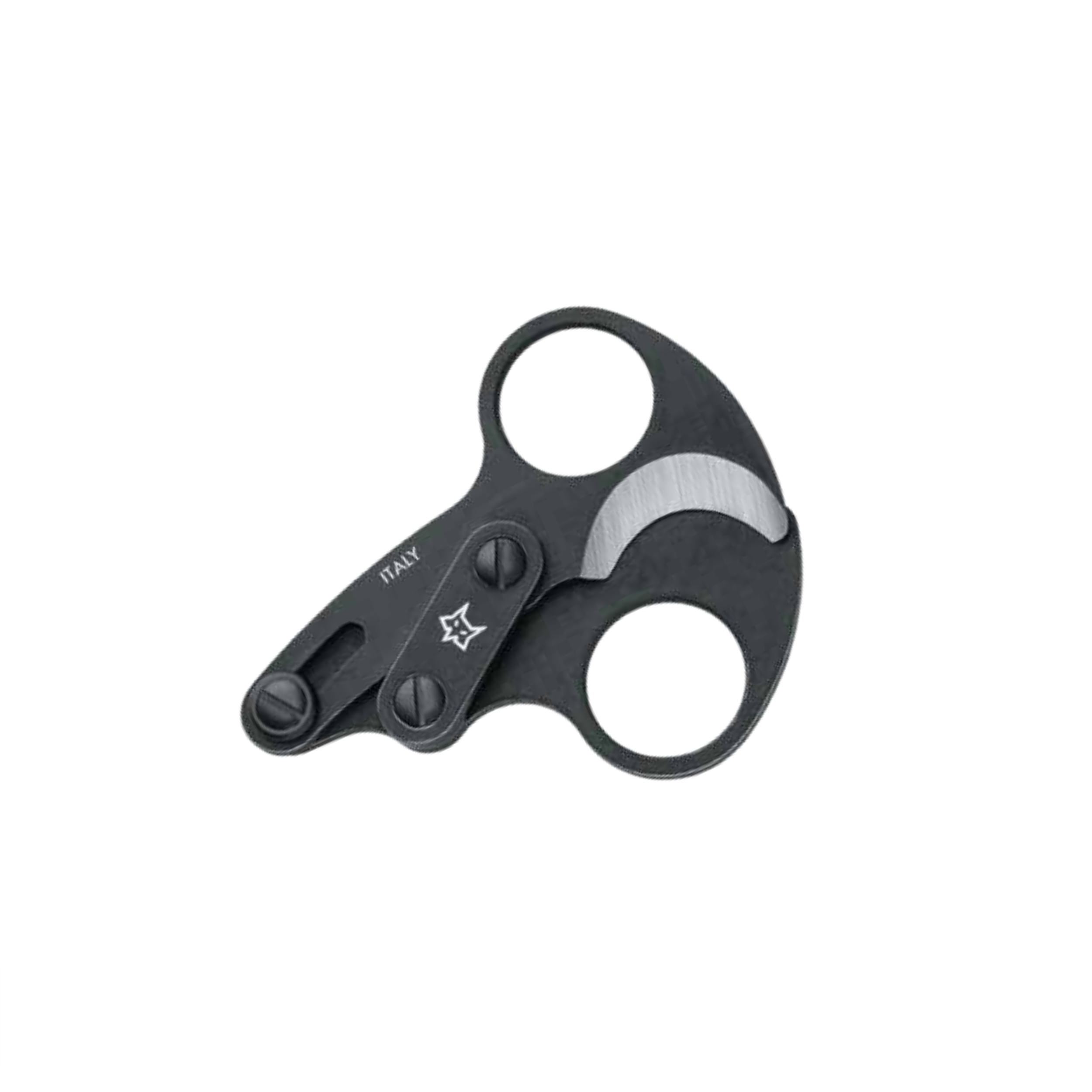Tagliasigari a forbice Venetialab in Acciaio inox 440A Black idroglider stone washed, taglio 22mm