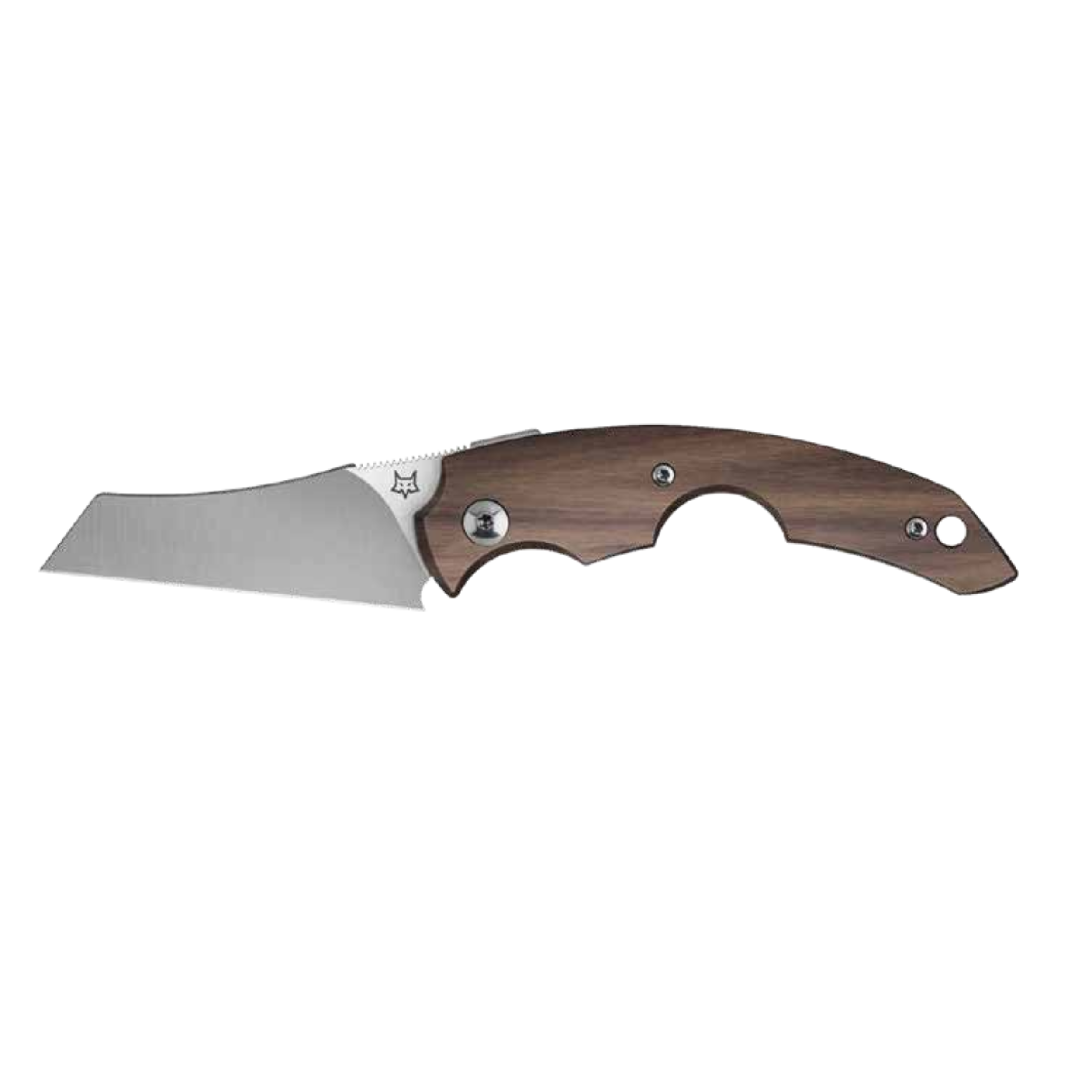 Lama tagliasigari Venetialab BECUT HRC 56-58 satinata in Accaio inox 420C, Manico in legno di noce
