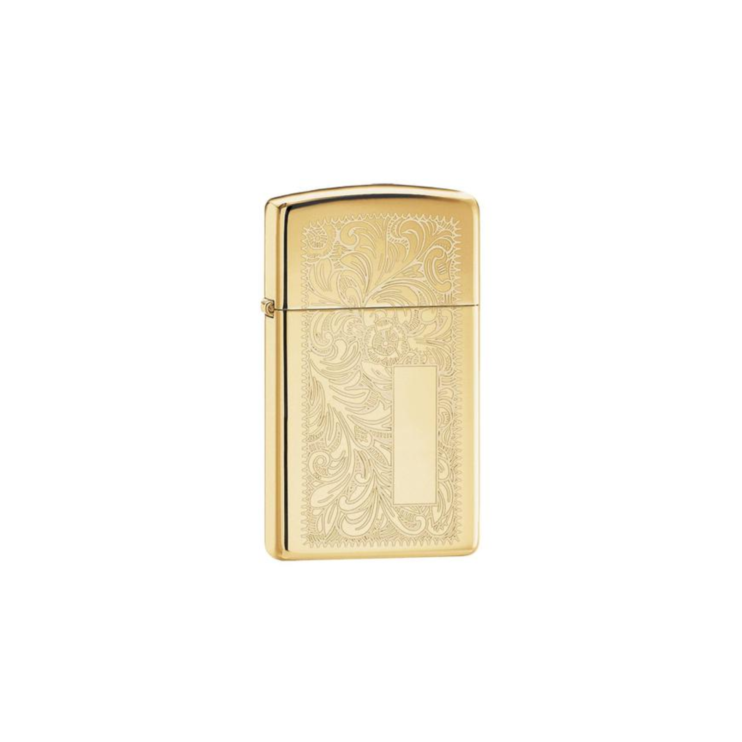 Accendino Zippo Venetian Slim in metallo a benzina - ricaricabile - antivento - decoro