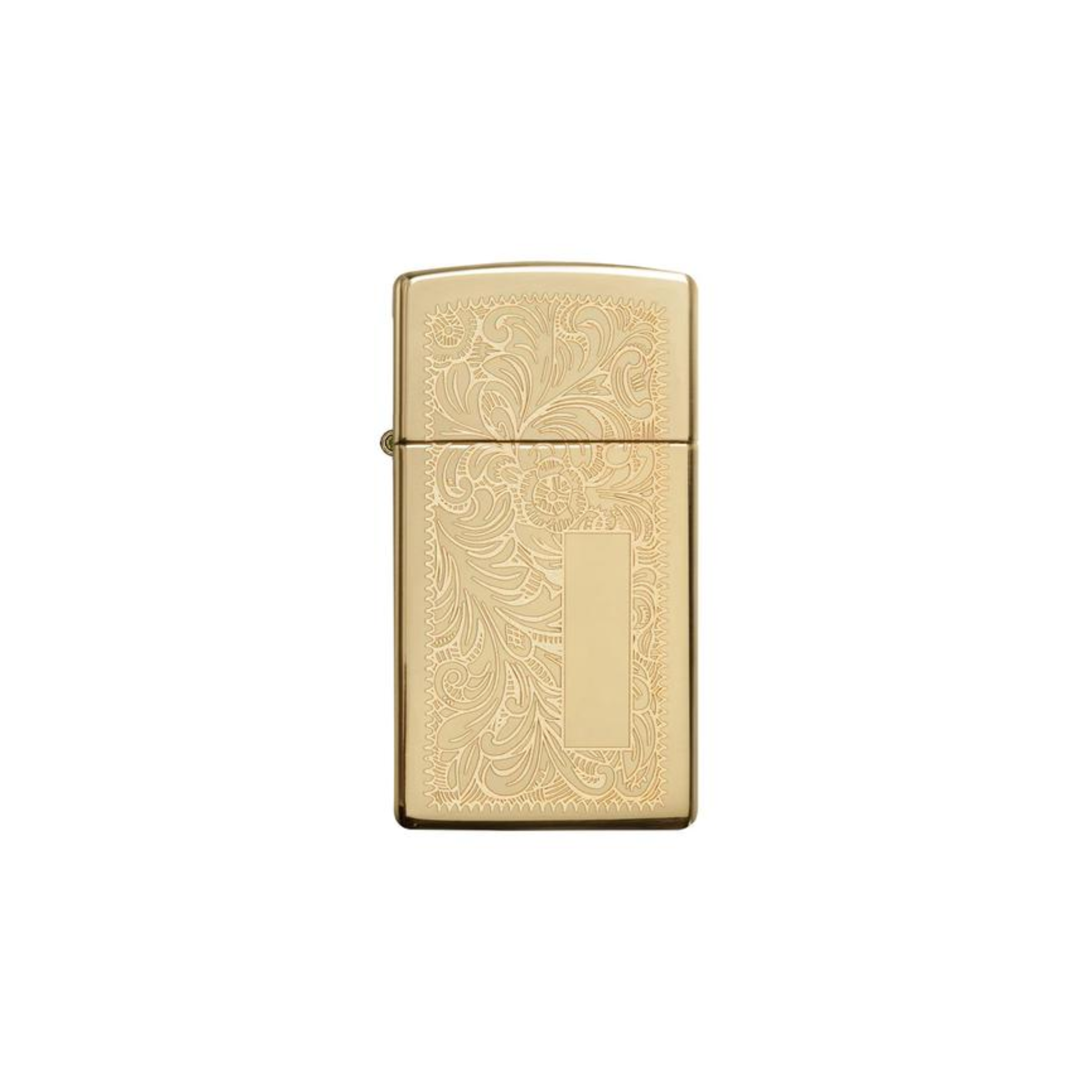 Accendino Zippo Venetian Slim in metallo a benzina - ricaricabile - antivento - decoro