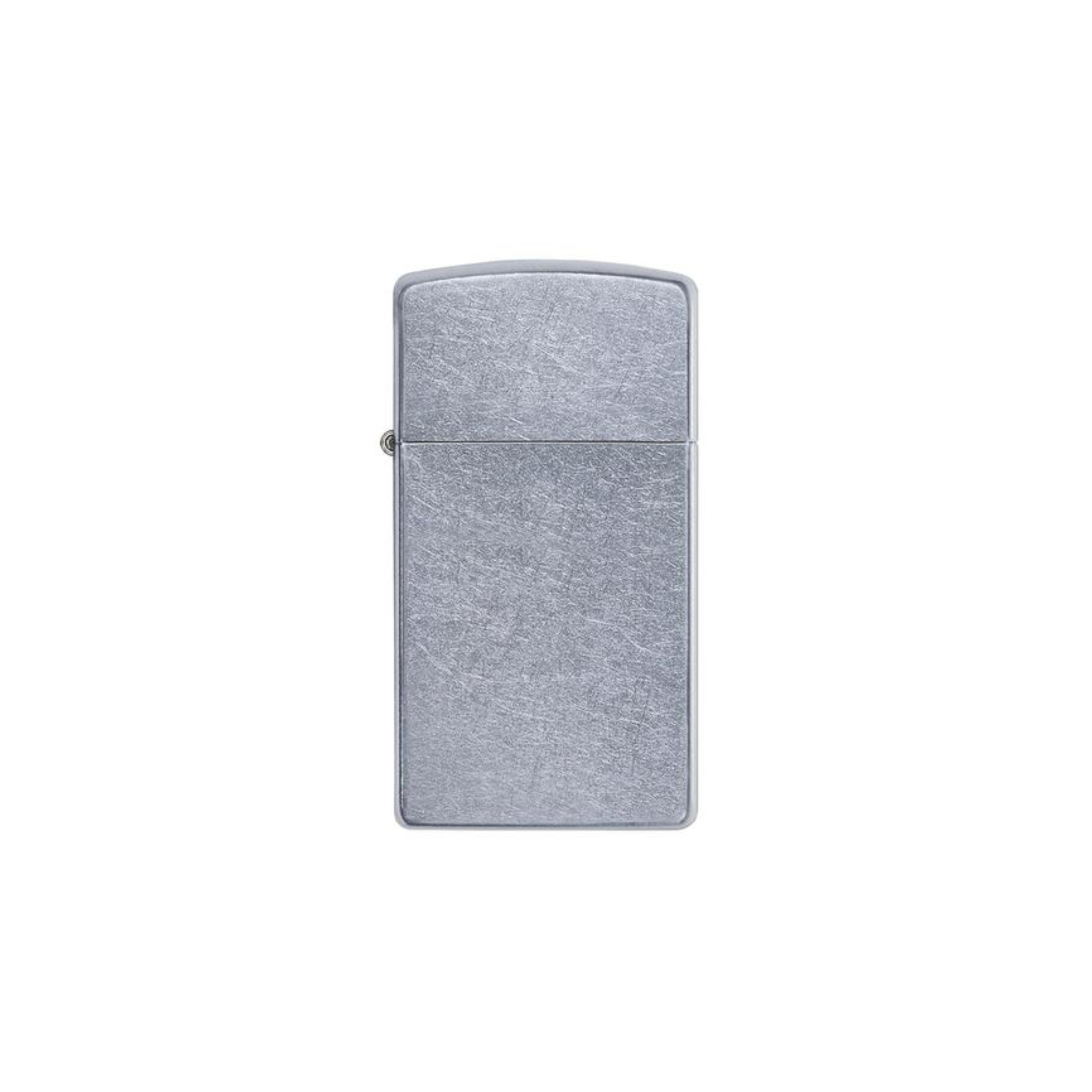 Accendino Zippo Classic Street Chrome™ SLIM in metallo a benzina - ricaricabile - antivento - vintage