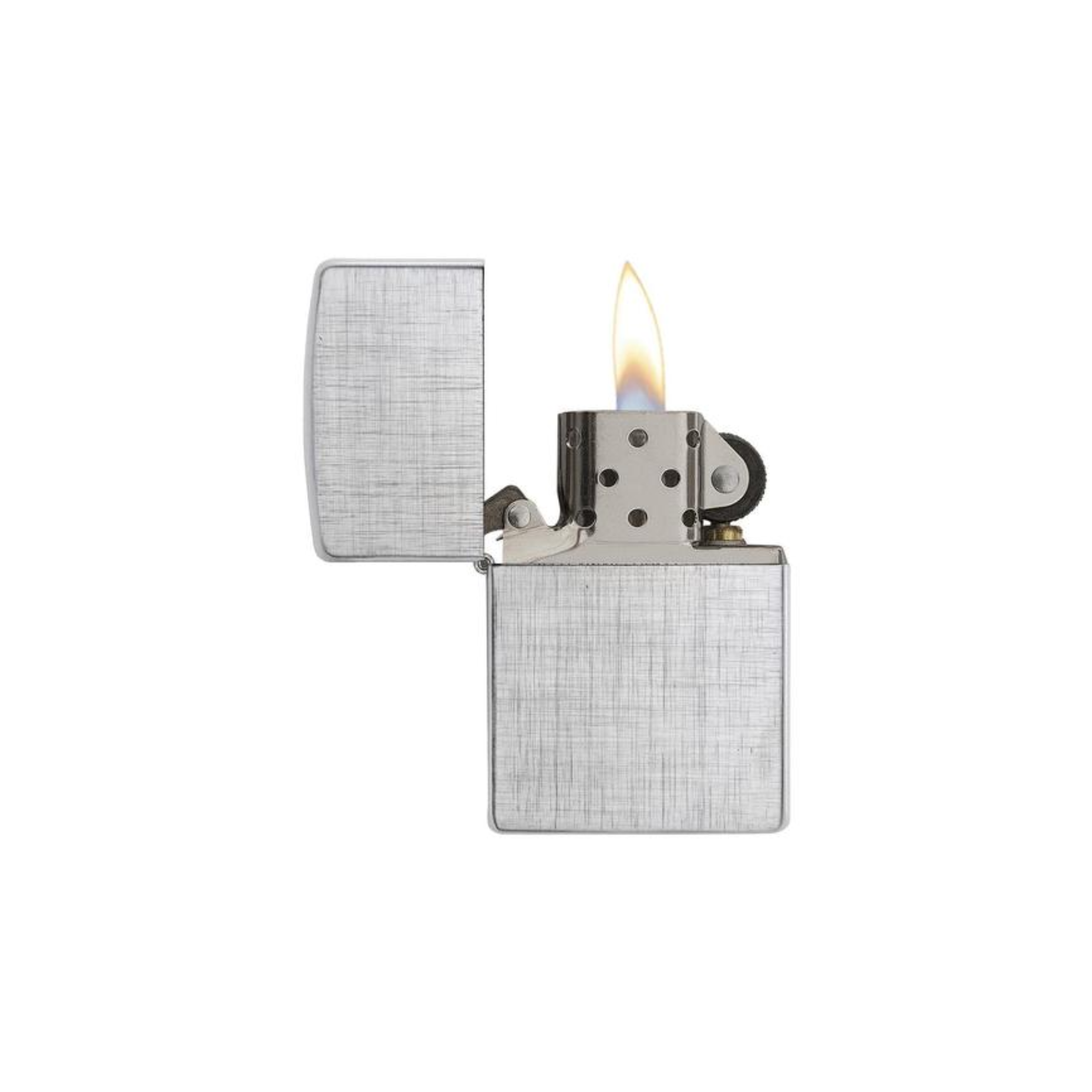 Accendino Zippo Classic LInen Weave in metallo a benzina - ricaricabile - antivento