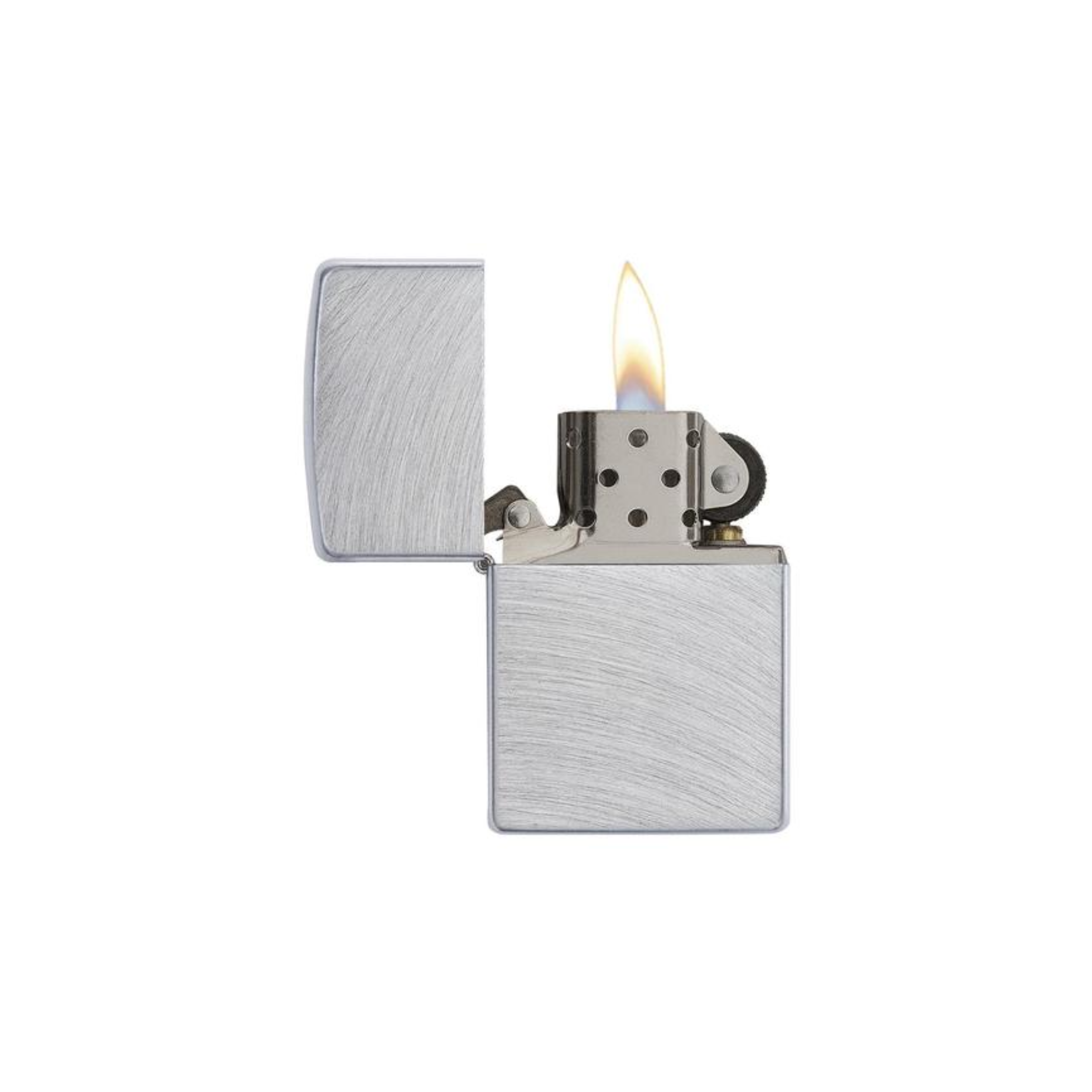 Accendino Zippo Classic Chrome Arch in metallo a benzina - ricaricabile - antivento