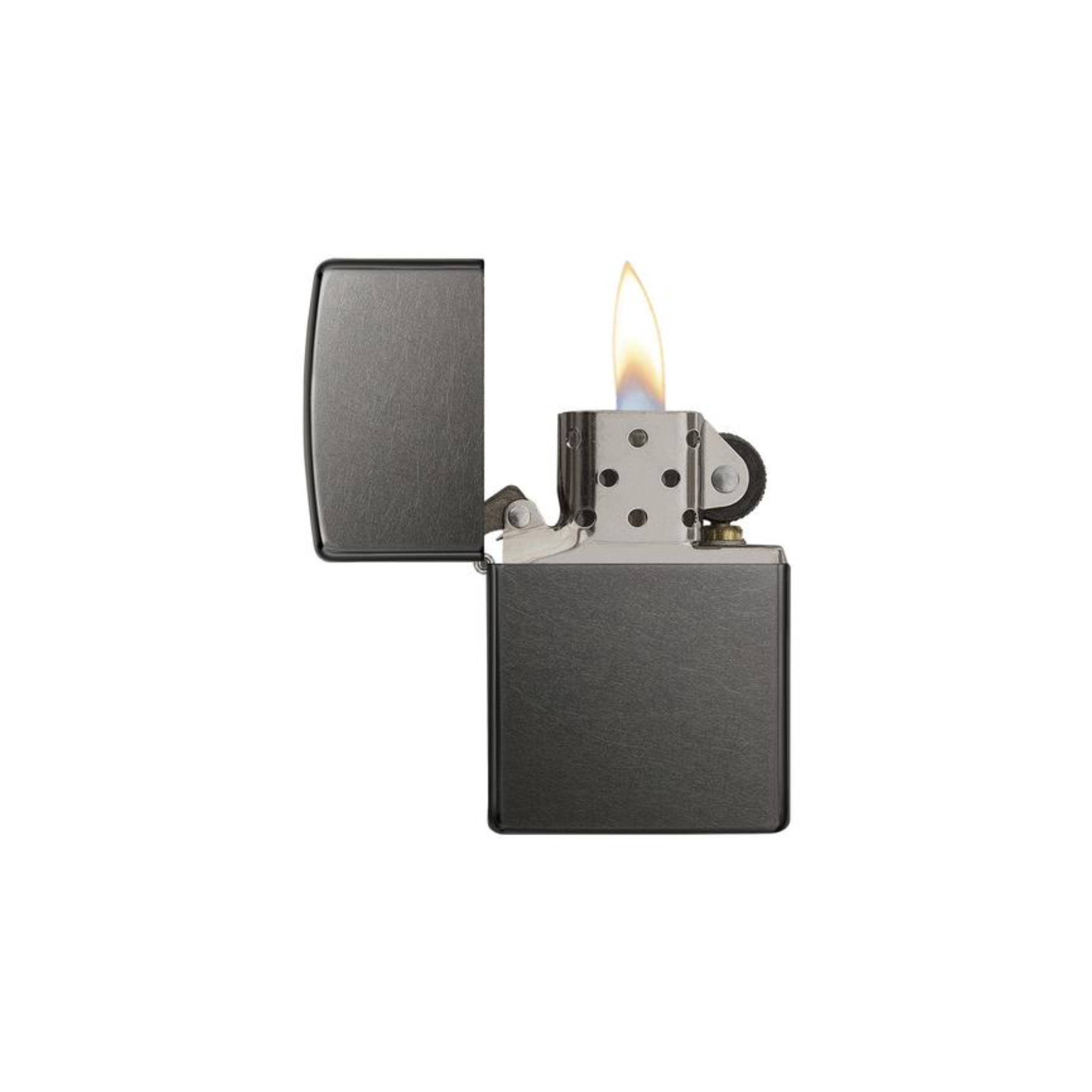 Accendino Zippo Classic Gray in metallo a benzina - ricaricabile - antivento