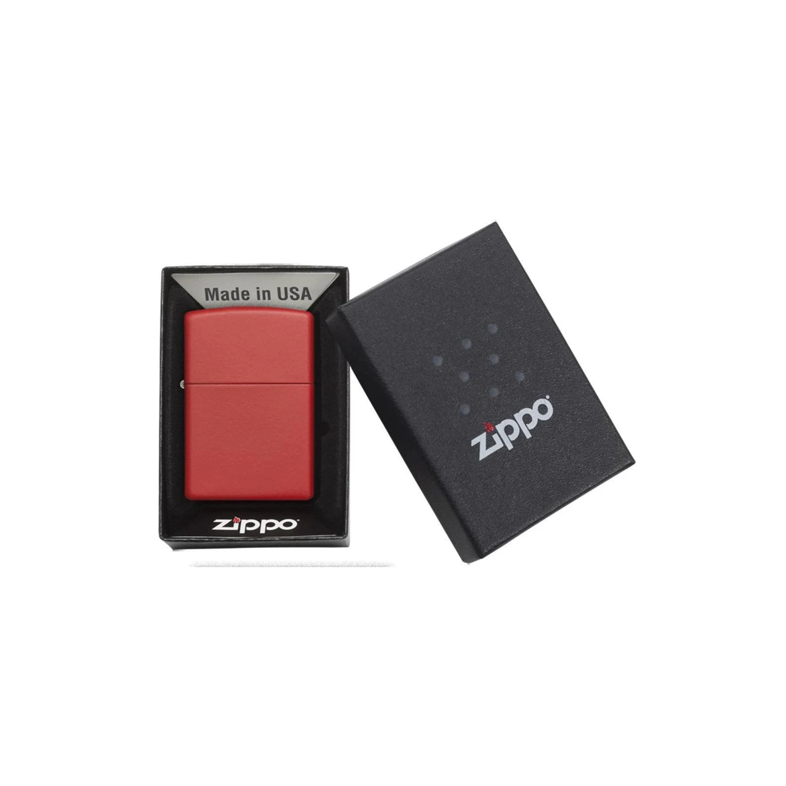 Accendino Zippo Classic finitura Matte in metallo - ricaricabile - antivento