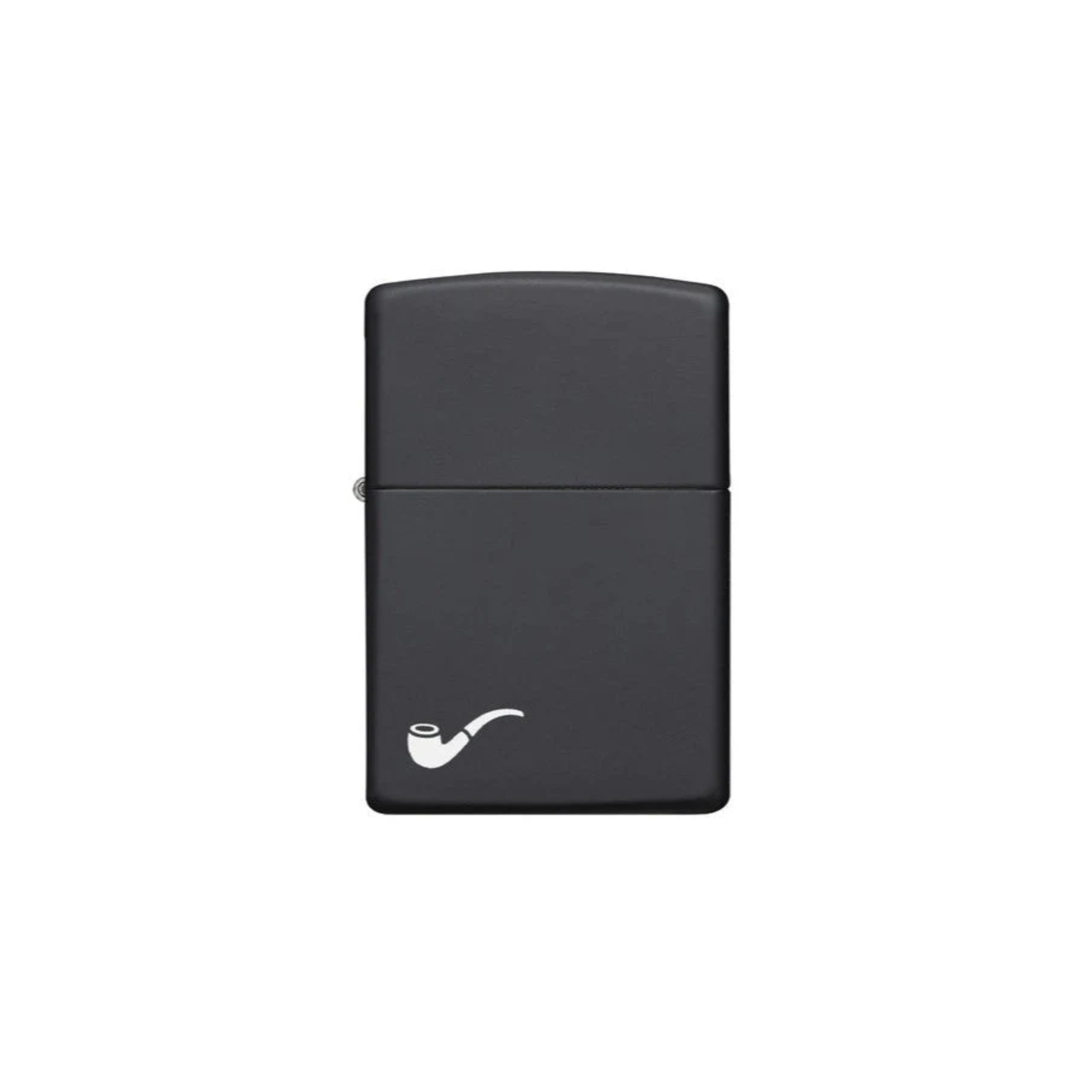 Accendino Zippo Pipe Black Matte per pipa in metallo a benzina - ricaricabile - antivento - pipa