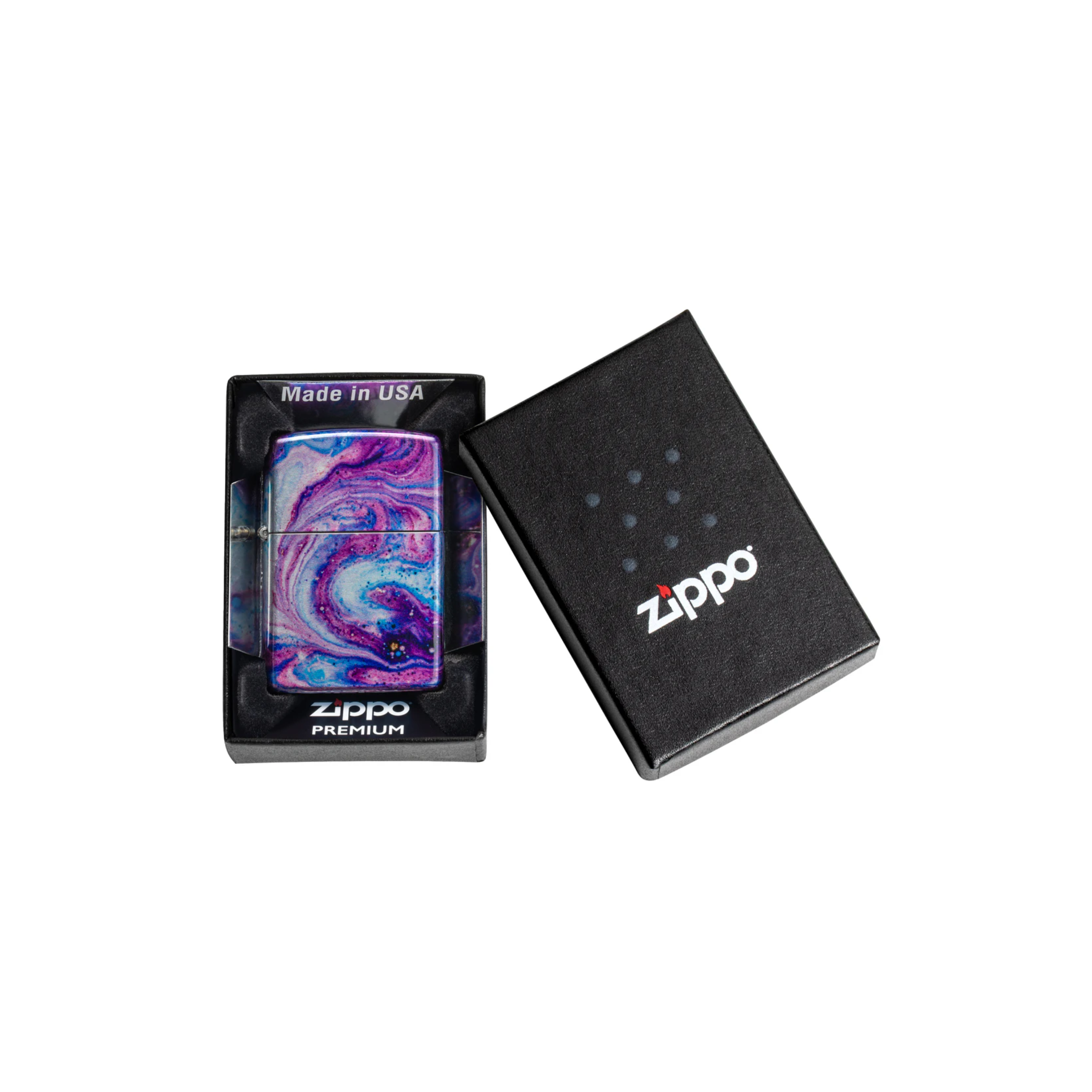 Accendino Zippo Universe Astro in metallo a benzina - ricaricabile - antivento - cosmo