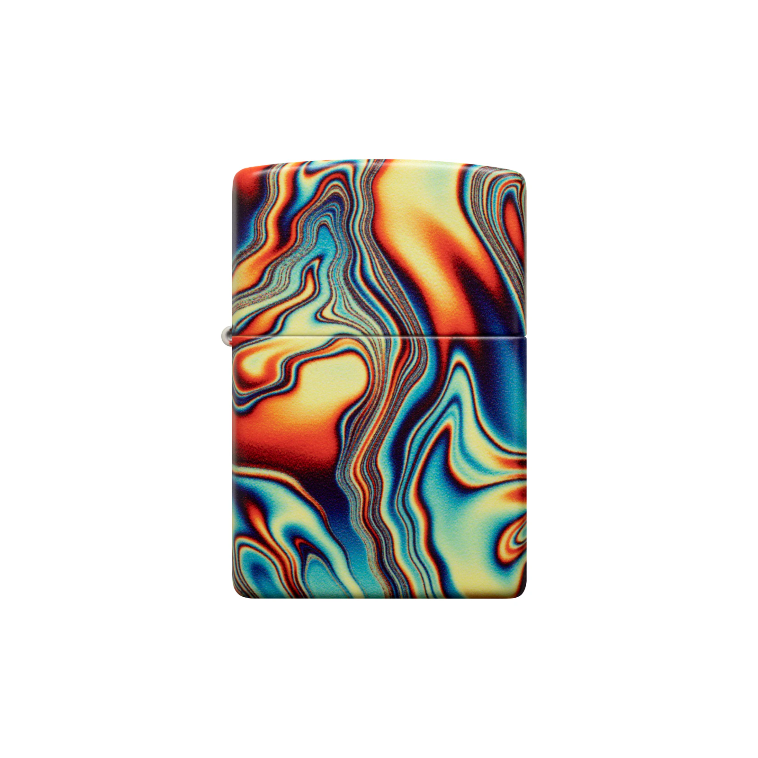Accendino Zippo Colorful Swirl in metallo a benzina - ricaricabile - antivento - ipnotizzante