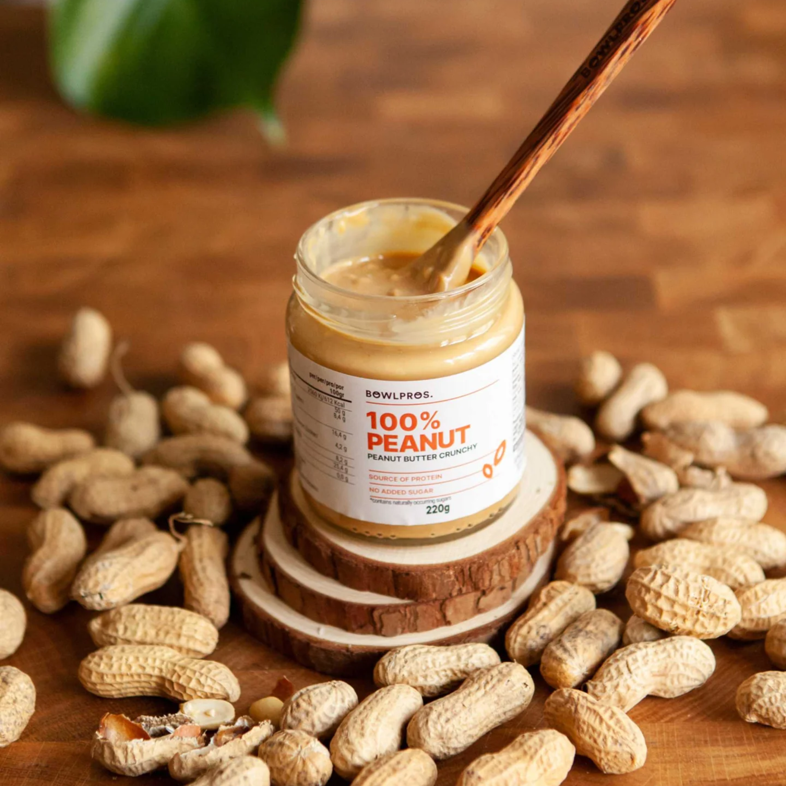 220g Crema 100% Arachidi Crunchy senza glutine