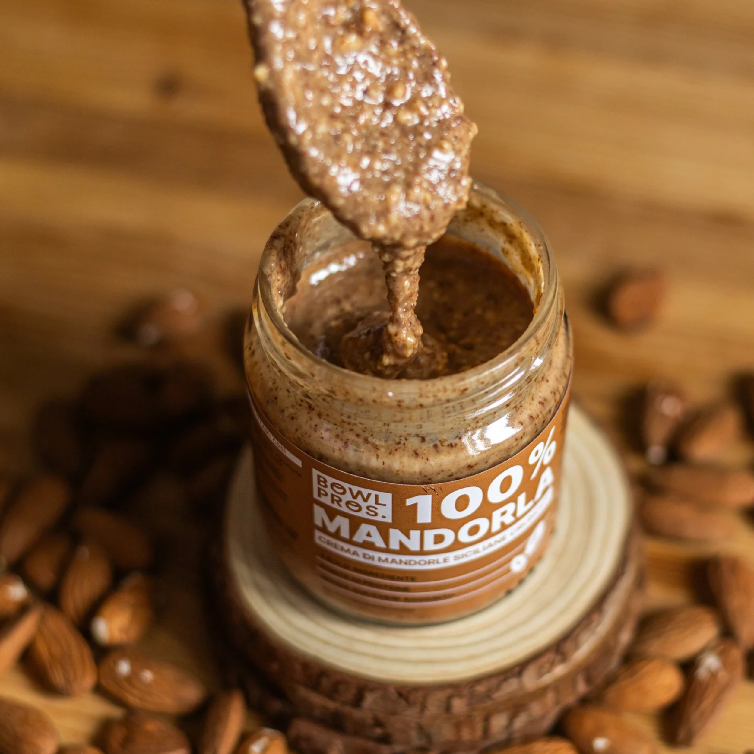 200g Crema 100% Mandorle Crunchy senza glutine