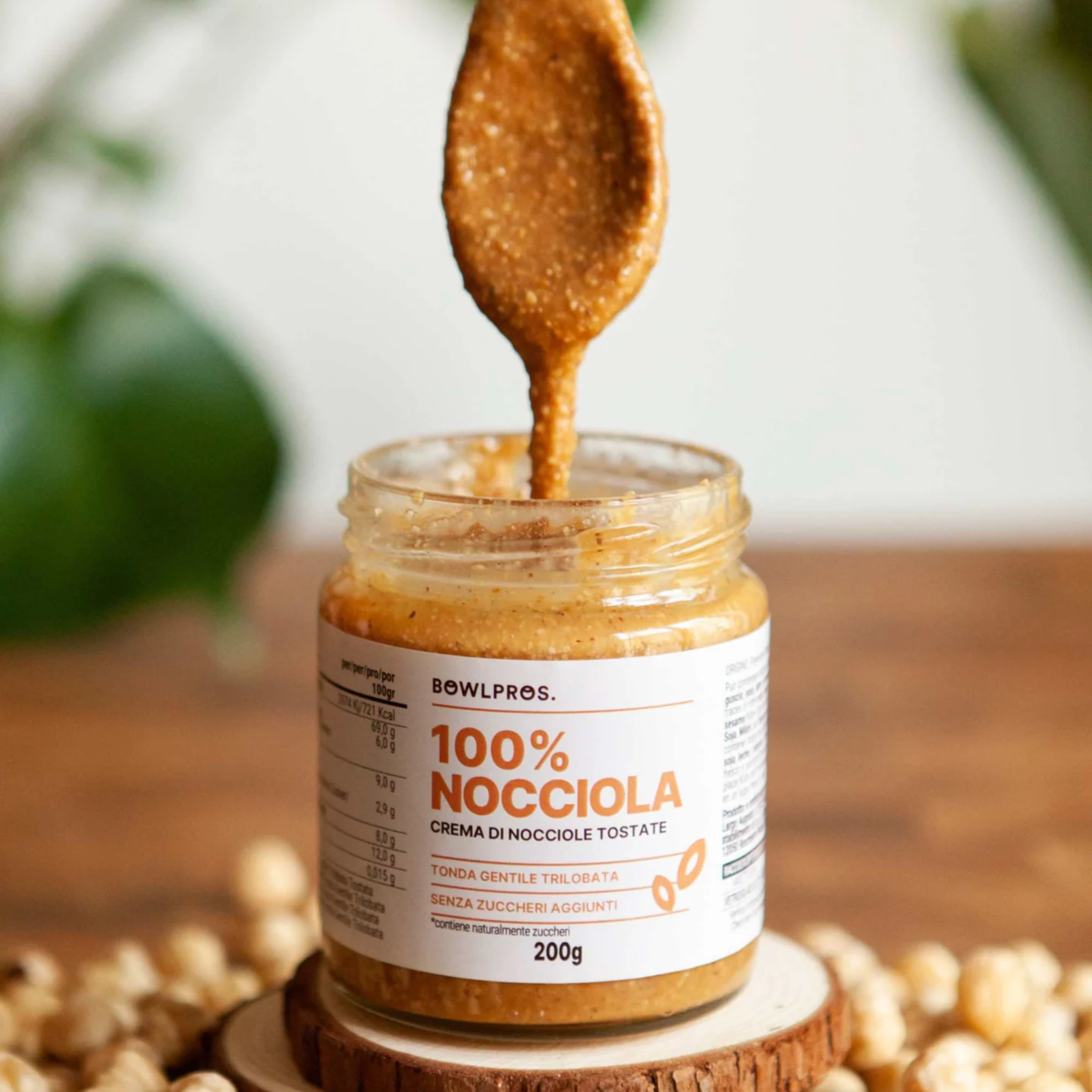 200g Crema 100% Nocciole Tostate senza glutine
