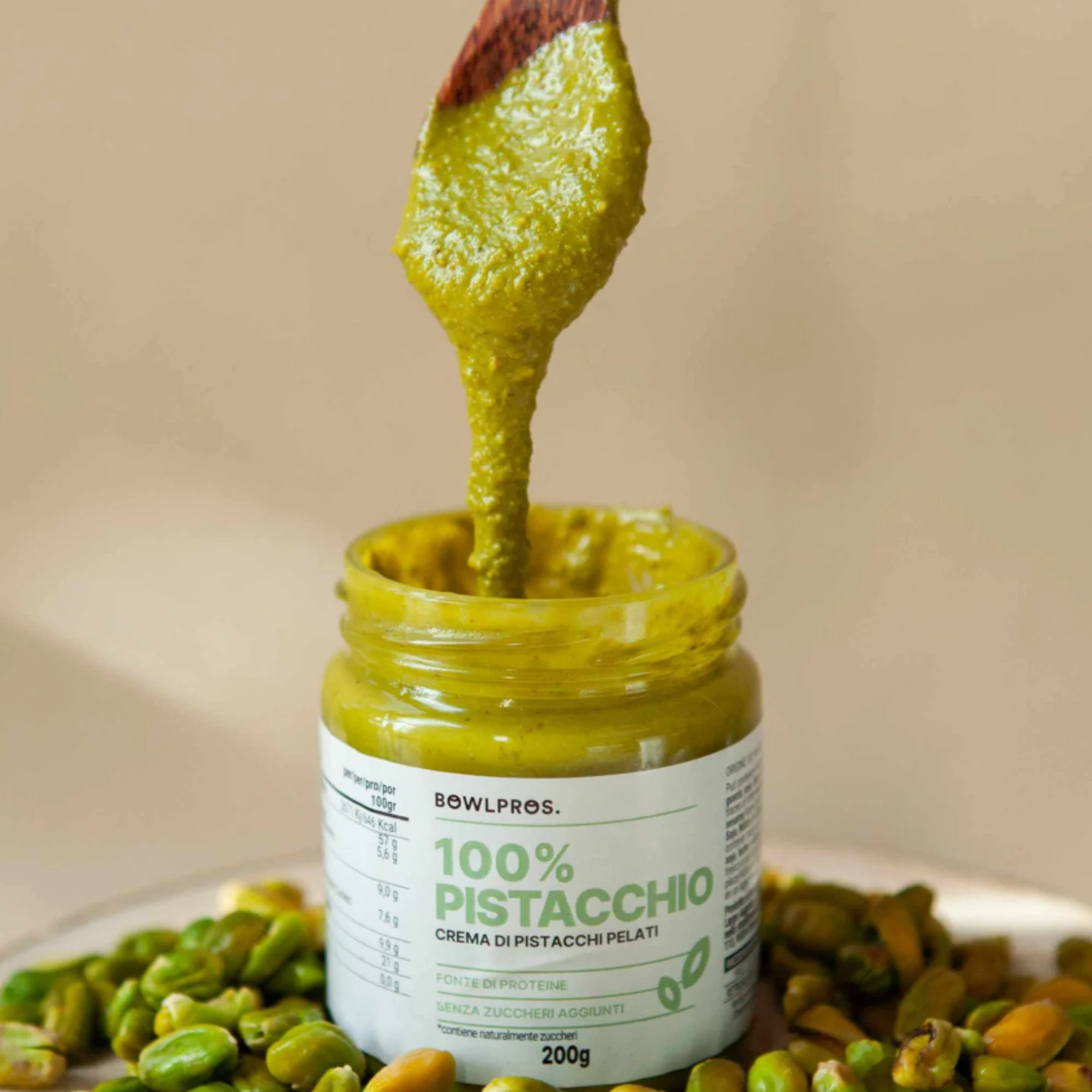200g Crema 100% Pistacchio Pelato senza glutine