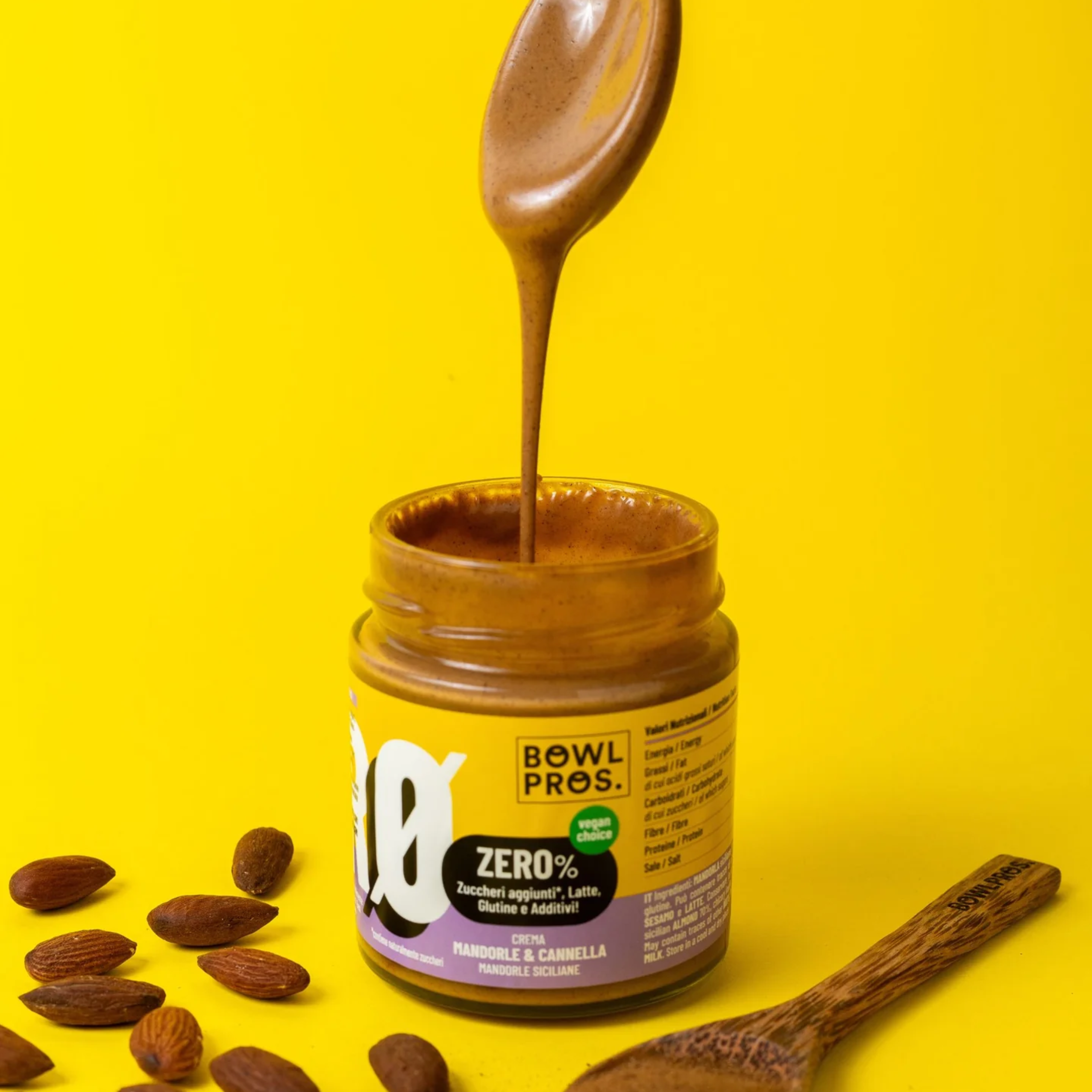 200g Crema Mandorle & Cannella - linea ZERO zuccheri