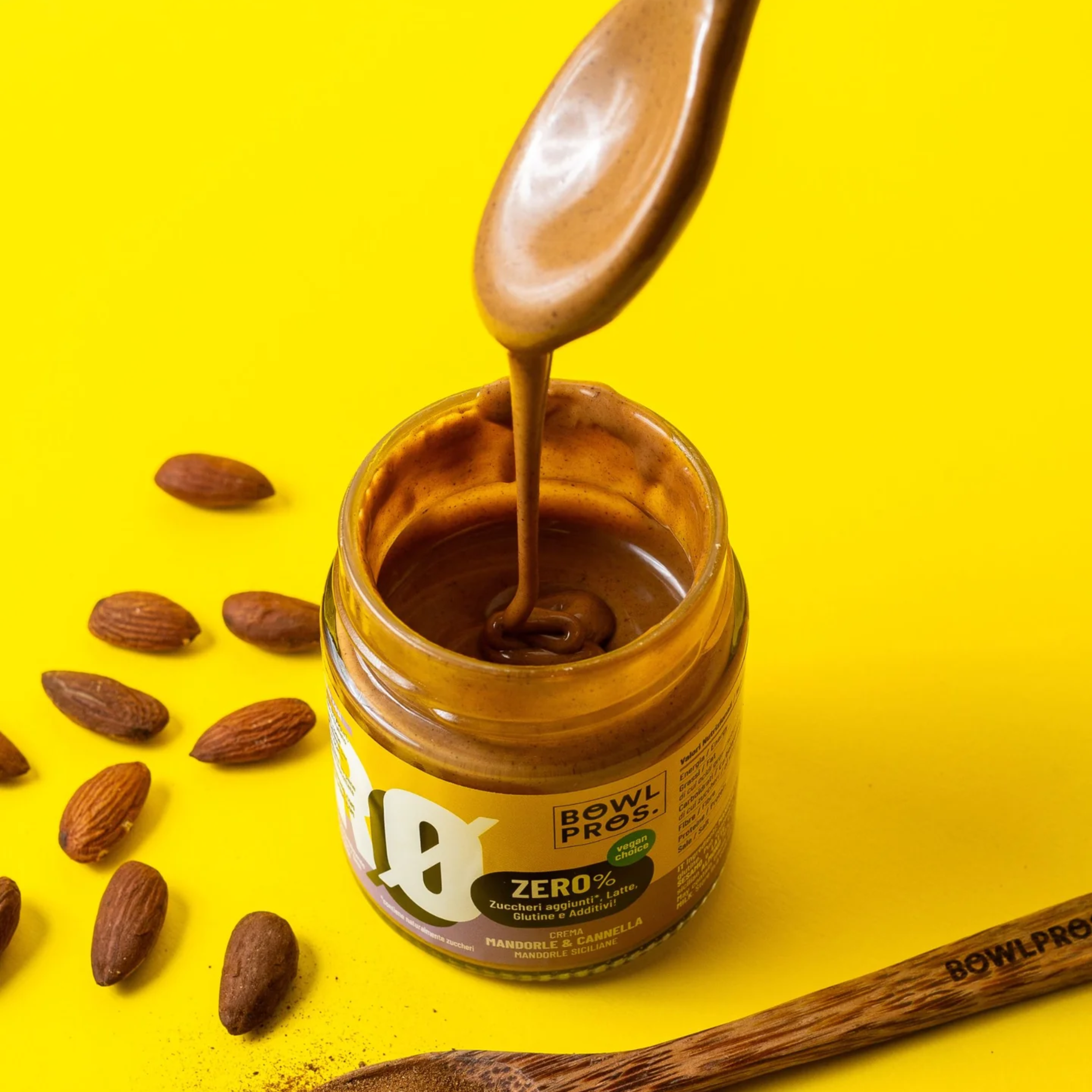 200g Crema Mandorle & Cannella - linea ZERO zuccheri
