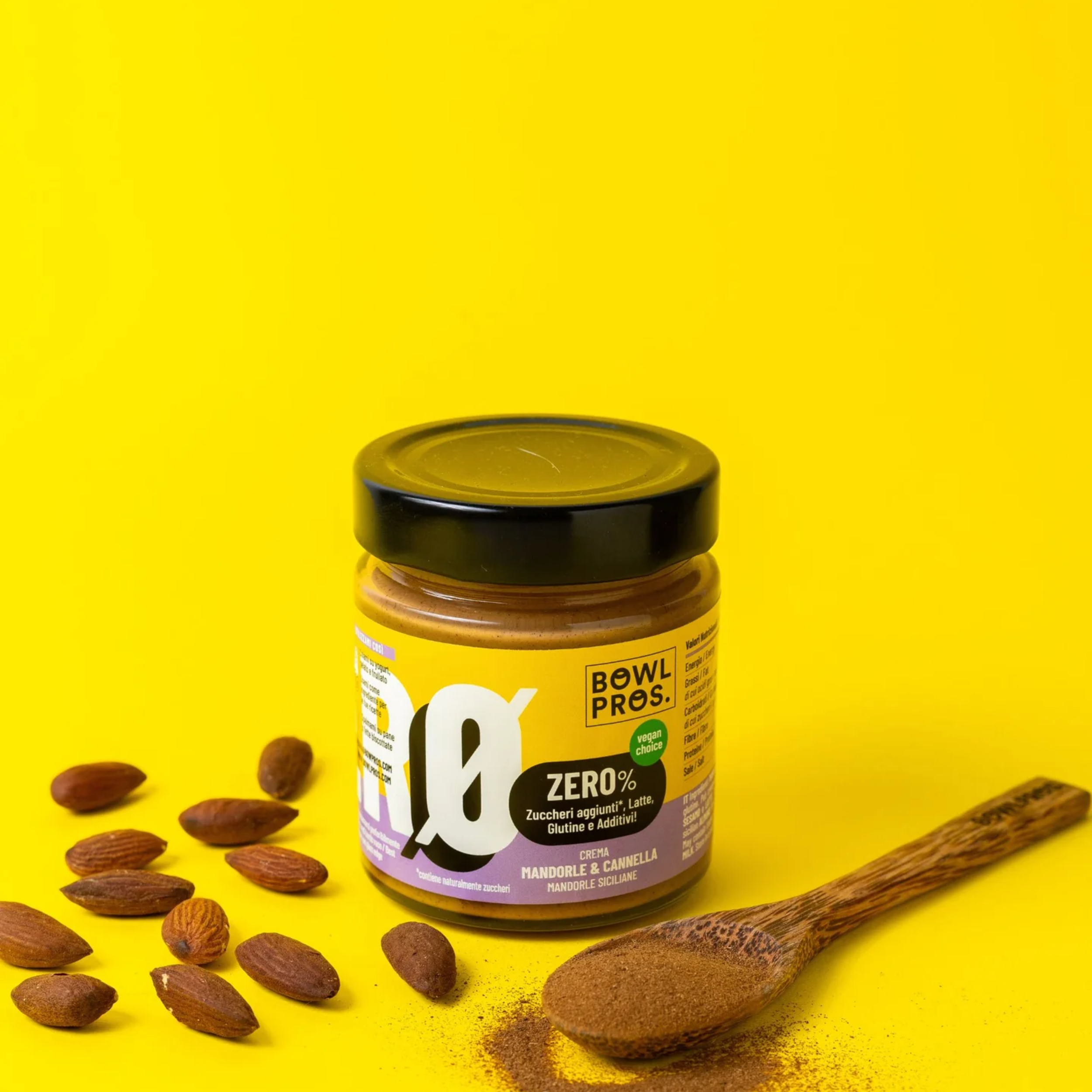 200g Crema Mandorle & Cannella - linea ZERO zuccheri