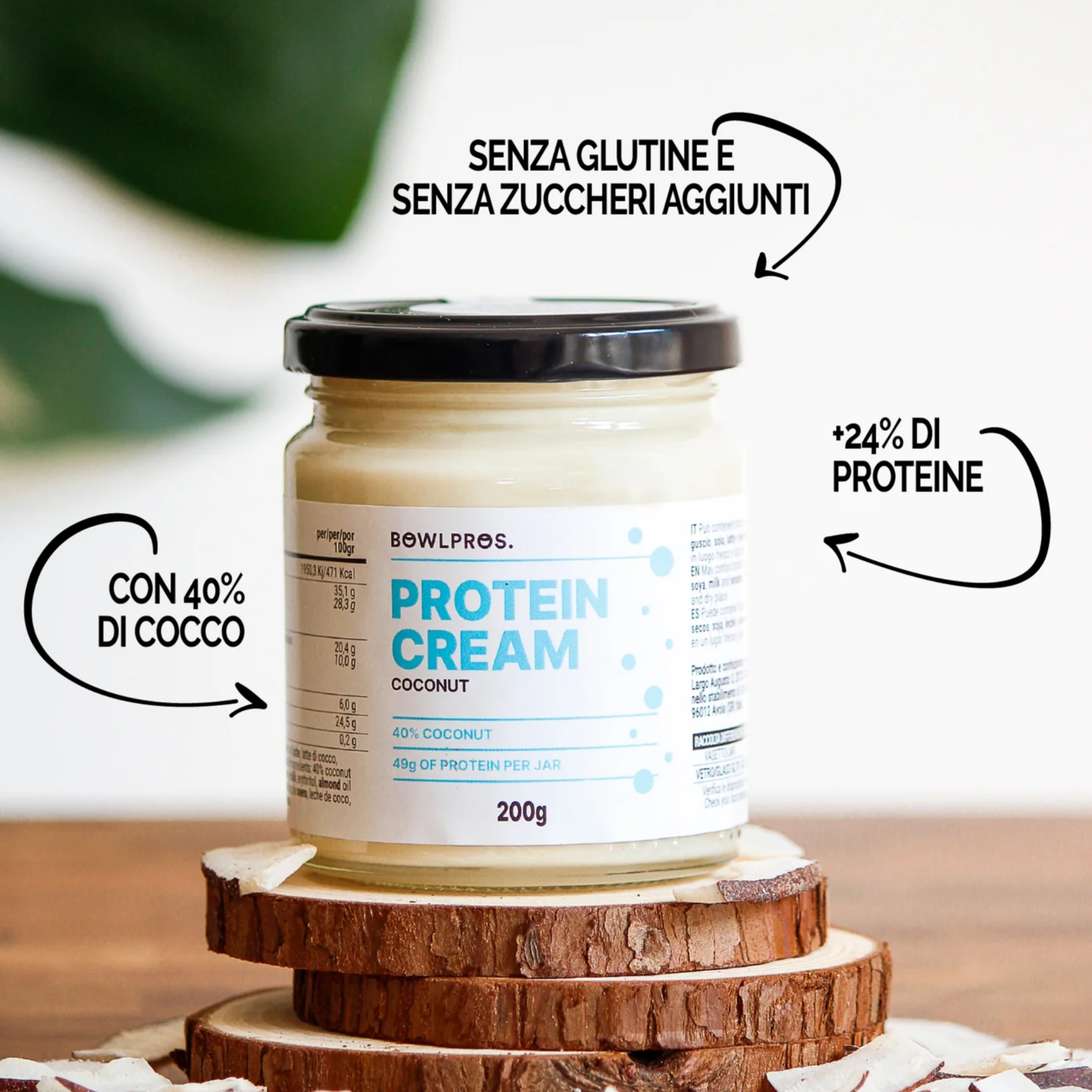 200g Crema Proteica al Cocco