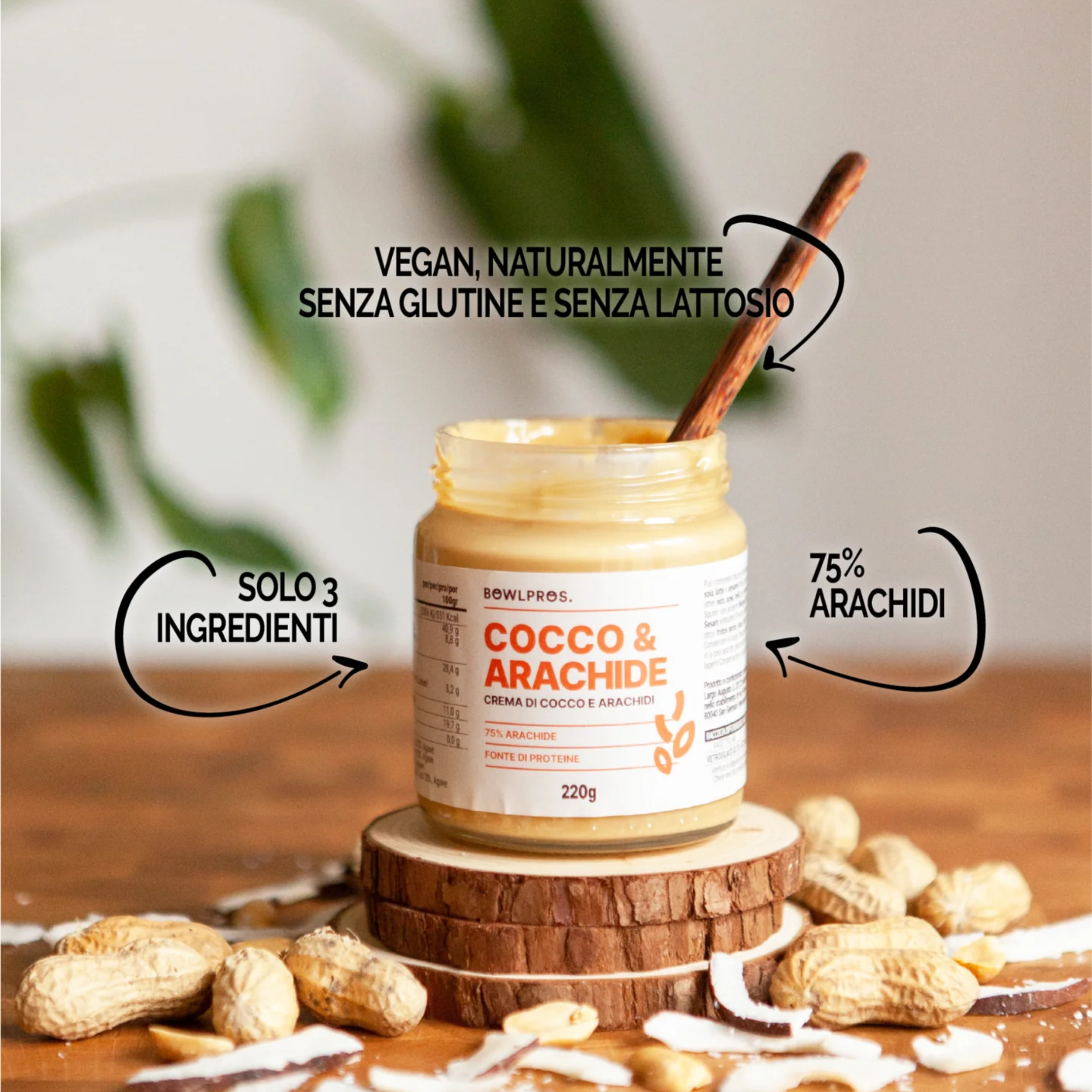 220g Crema Cocco e Arachidi