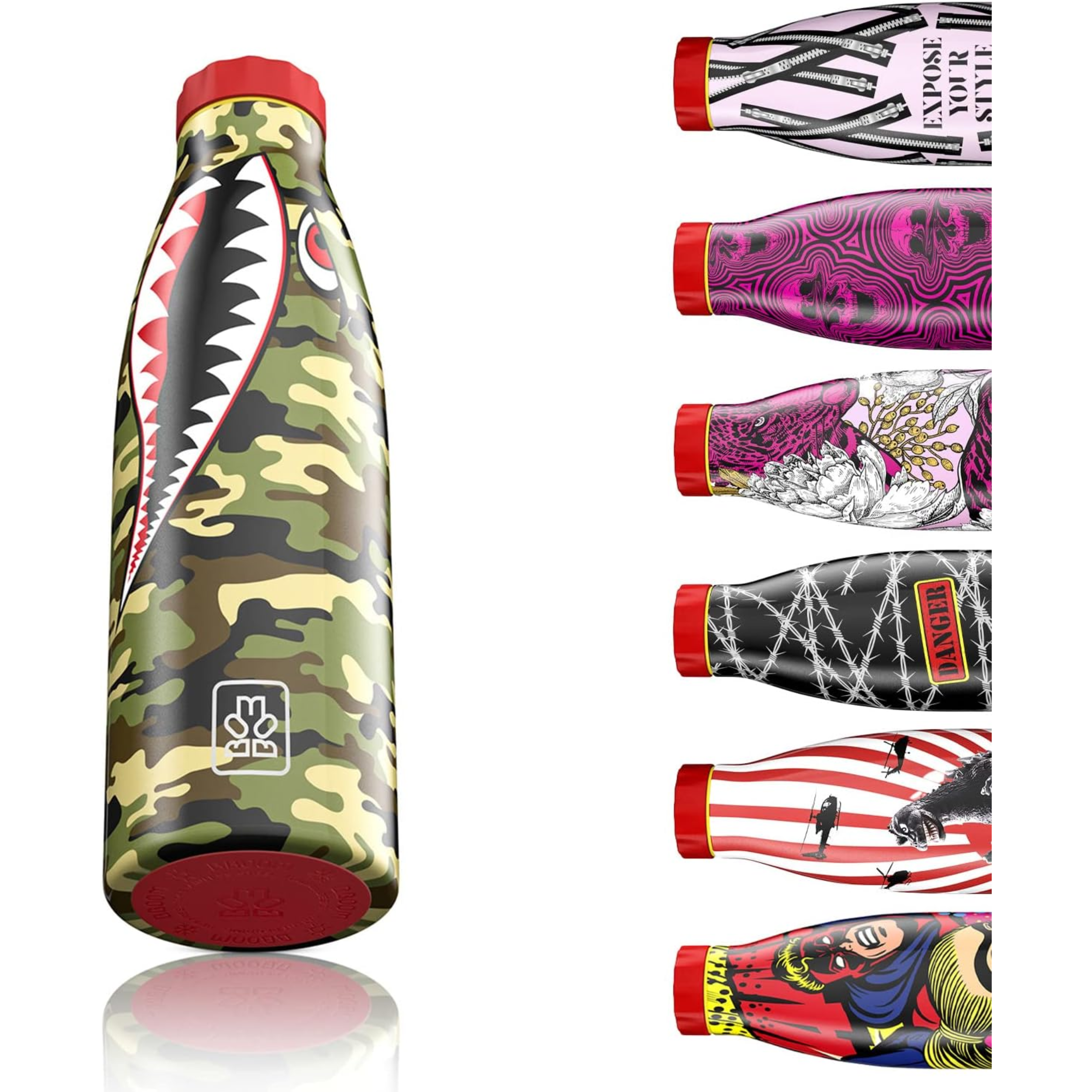 520ml Borraccia Termica BBoom in Acciaio- Eroi